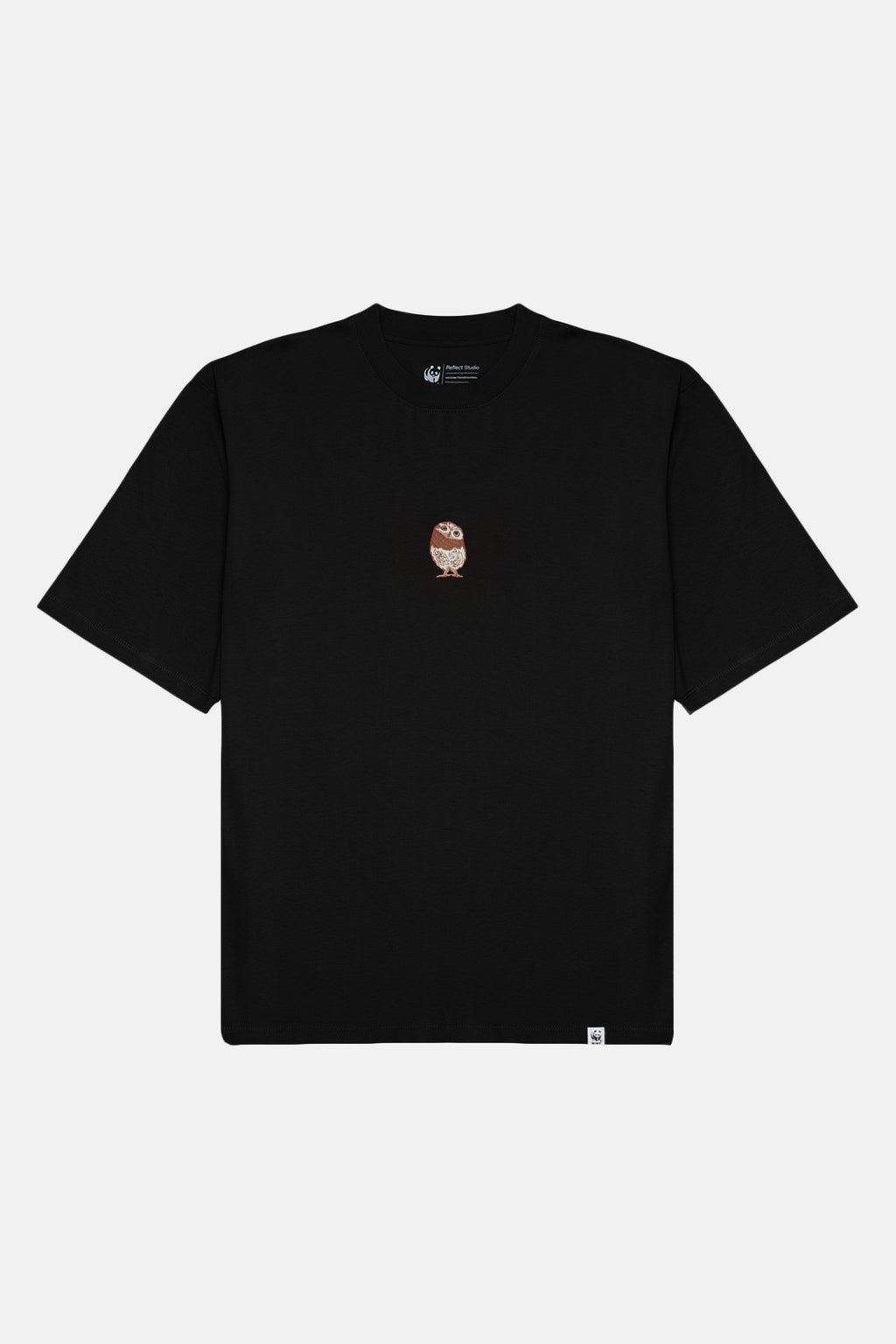 Cin Baykuşu Lightweight T-Shirt - Siyah