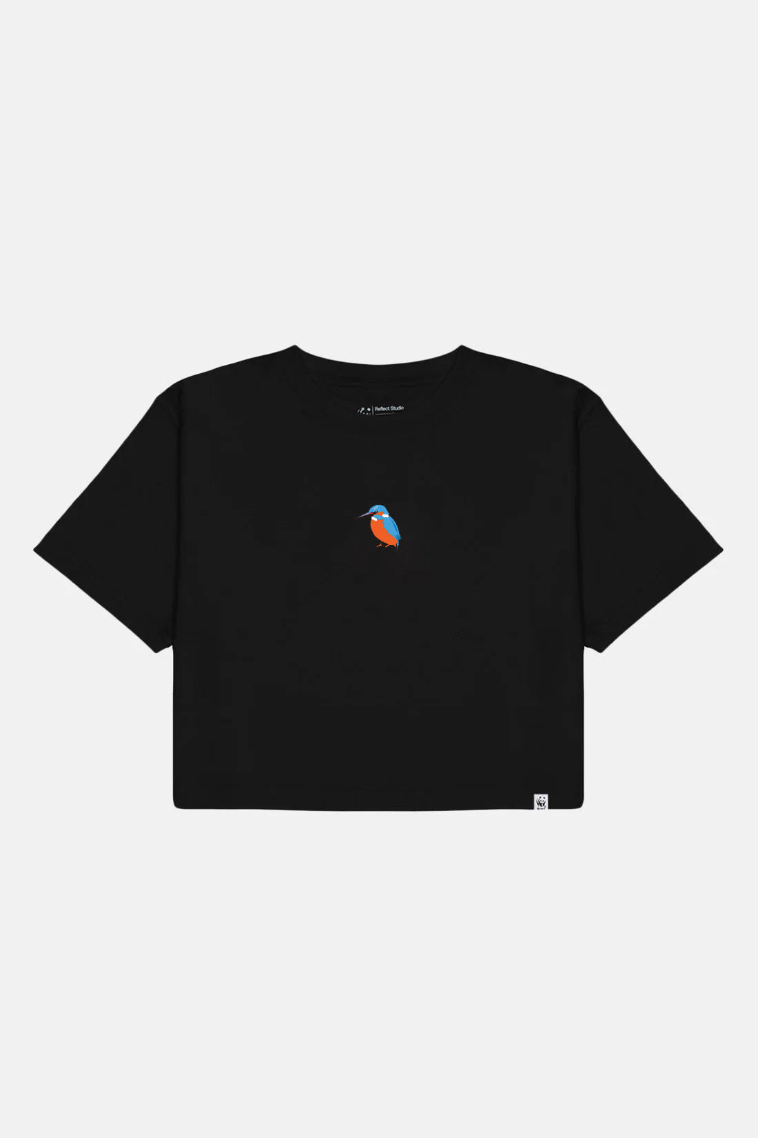 Yalıçapkını Lightweight Crop T-Shirt - Siyah
