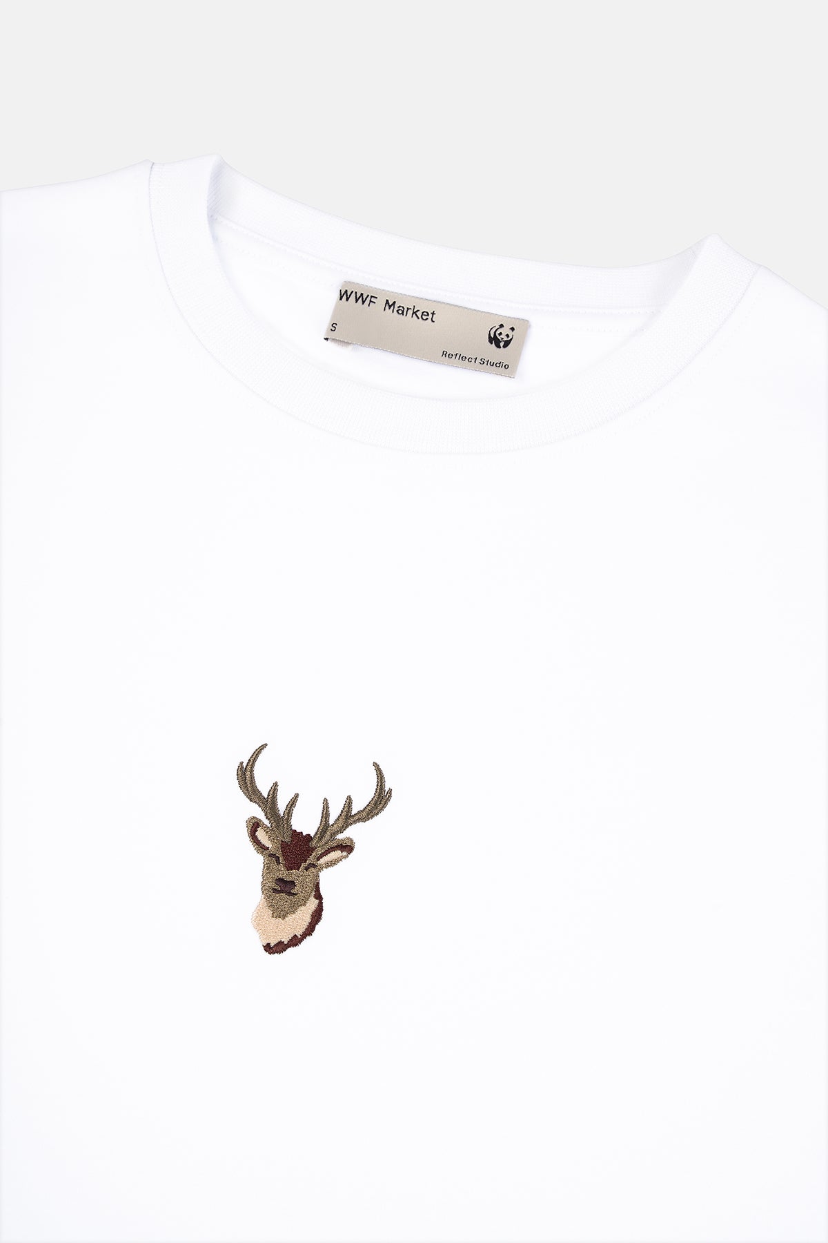 Geyik Premium T-Shirt - Beyaz