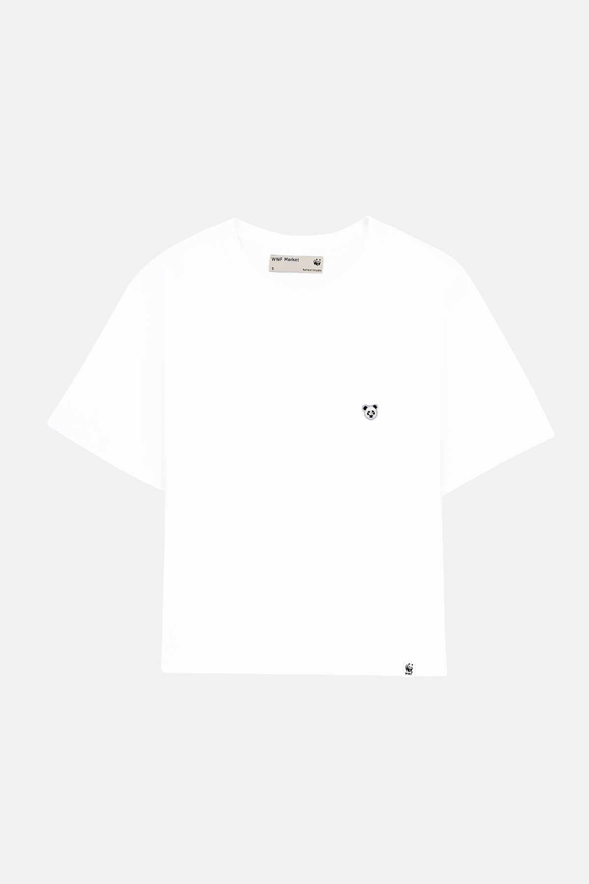 Panda Lightweight Kadın T-Shirt - Beyaz