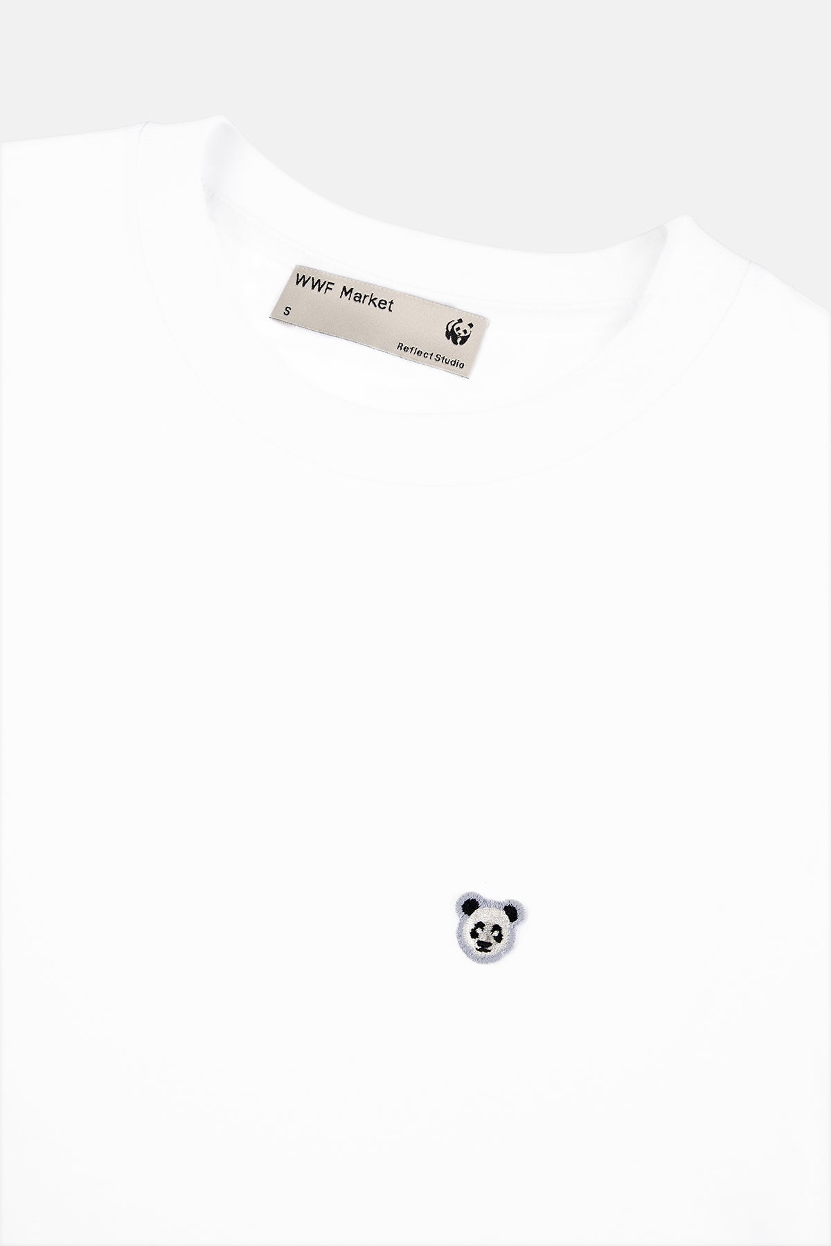 Panda Lightweight Kadın T-Shirt - Beyaz