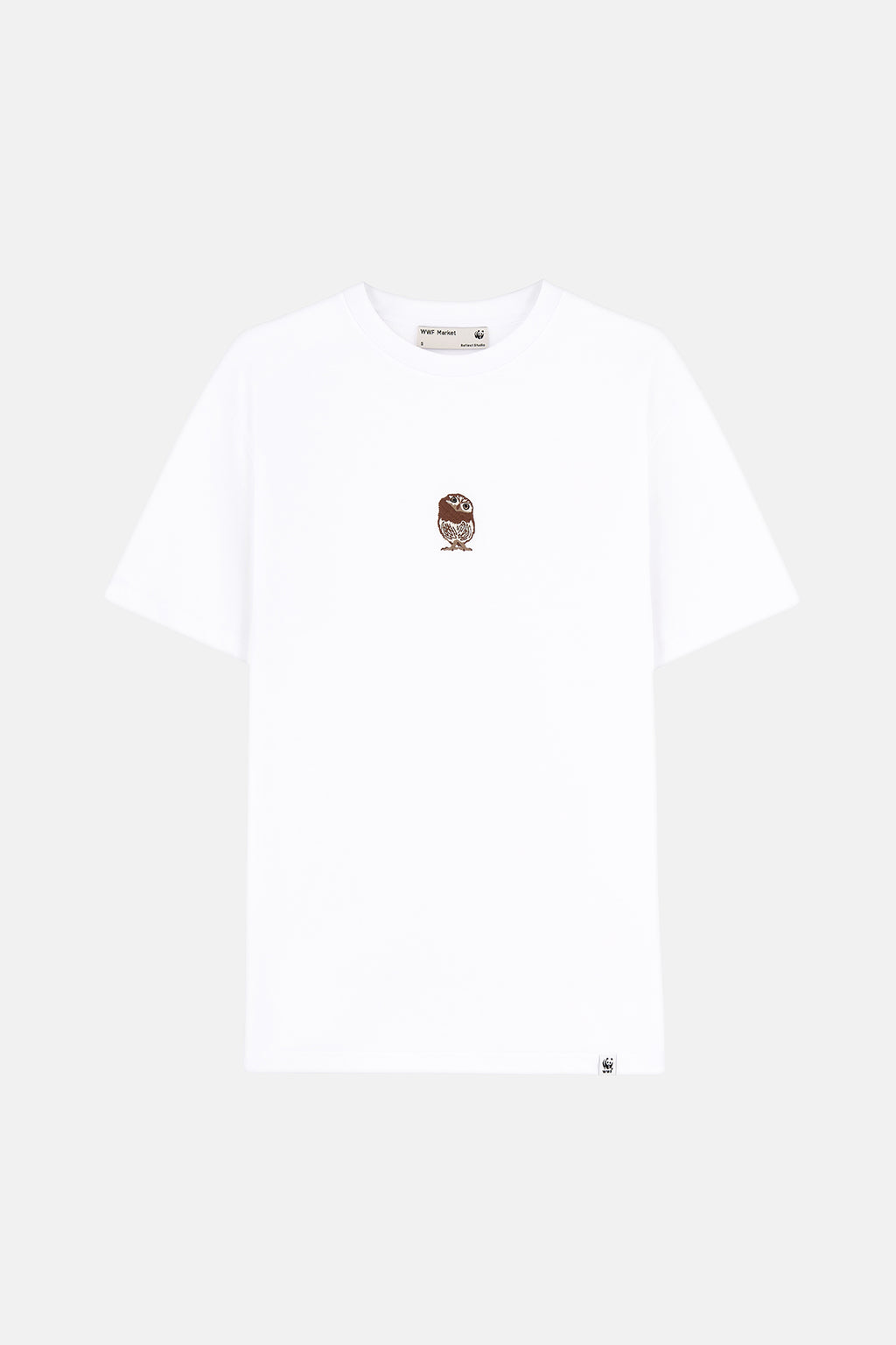Cin Baykuşu Lightweight T-shirt - Beyaz