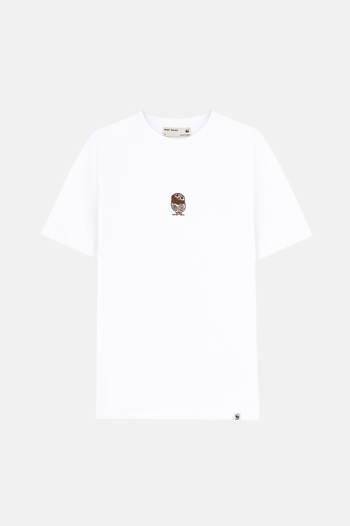 Cin Baykuşu Lightweight T-shirt - Beyaz
