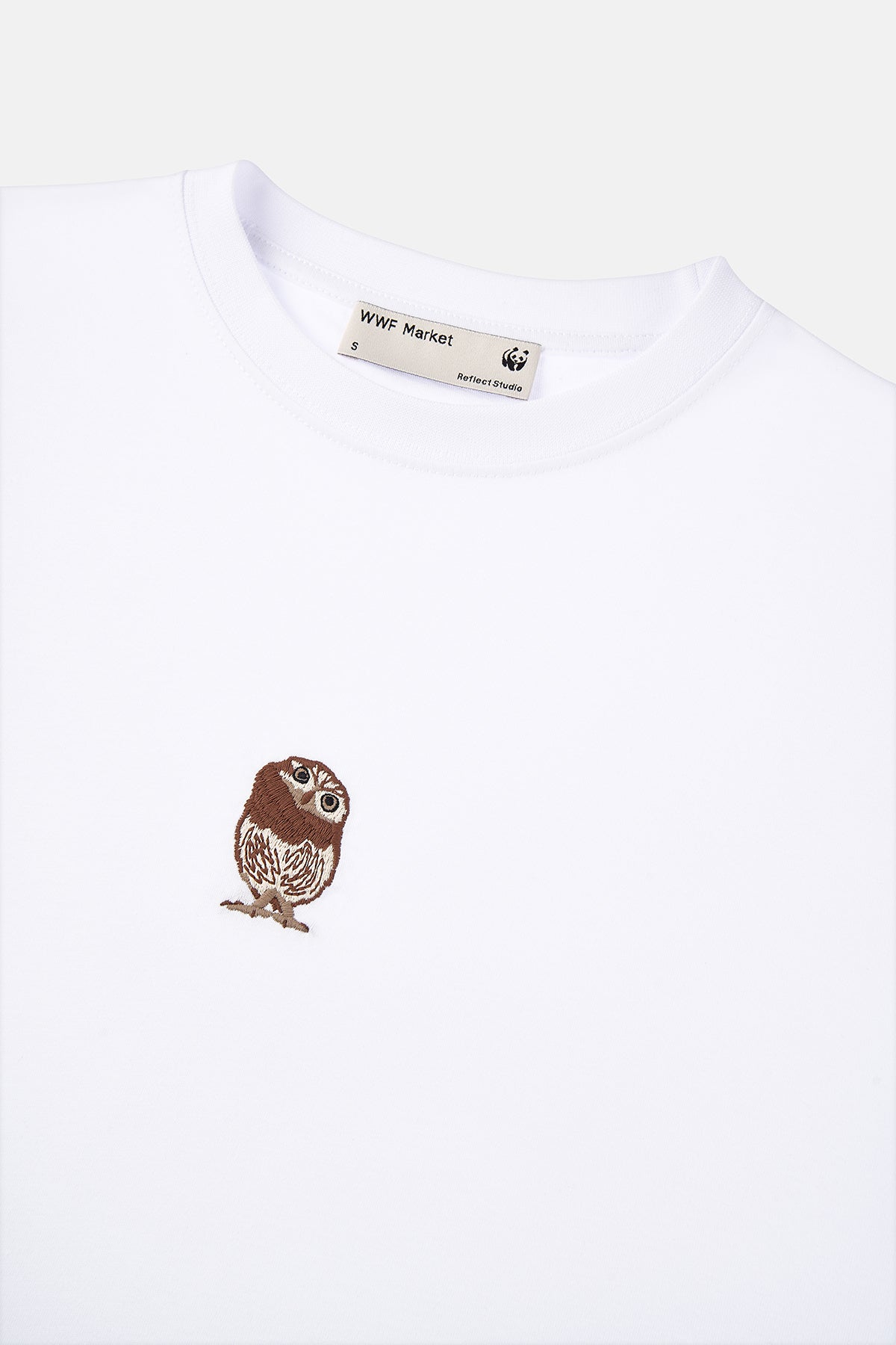 Cin Baykuşu Lightweight T-shirt - Beyaz