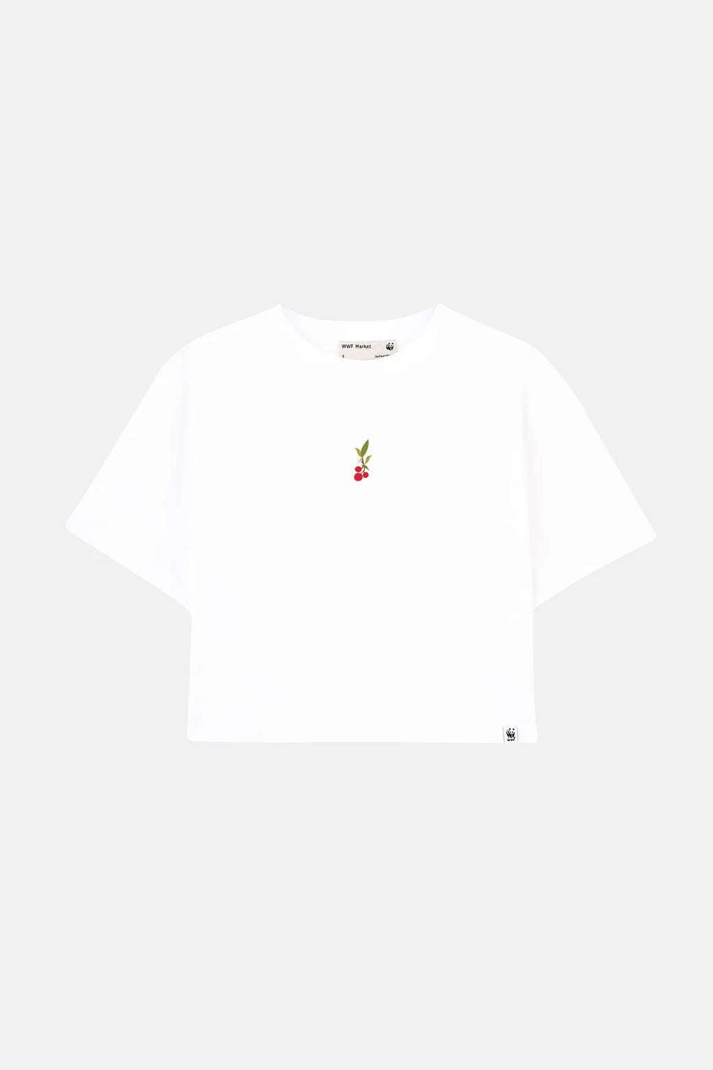 Karayemiş Lightweight Crop T-Shirt - Beyaz