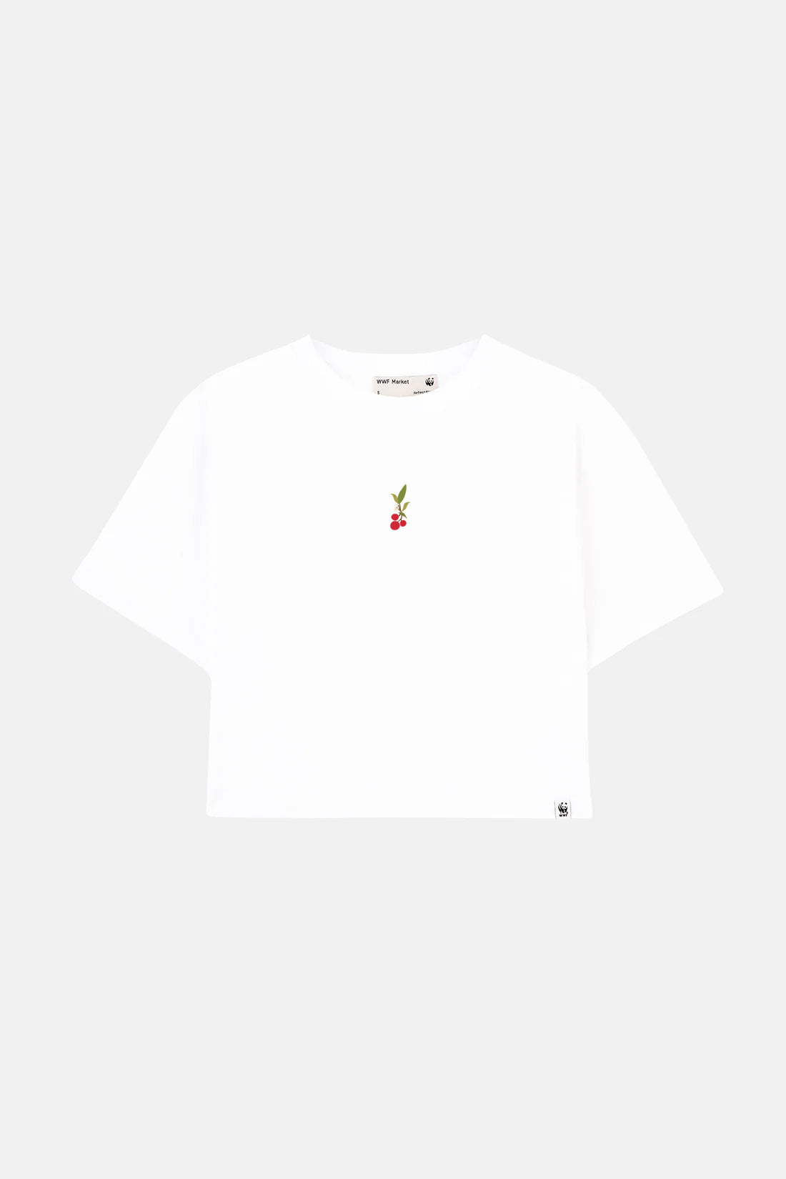 Karayemiş Lightweight Crop T-Shirt - Beyaz
