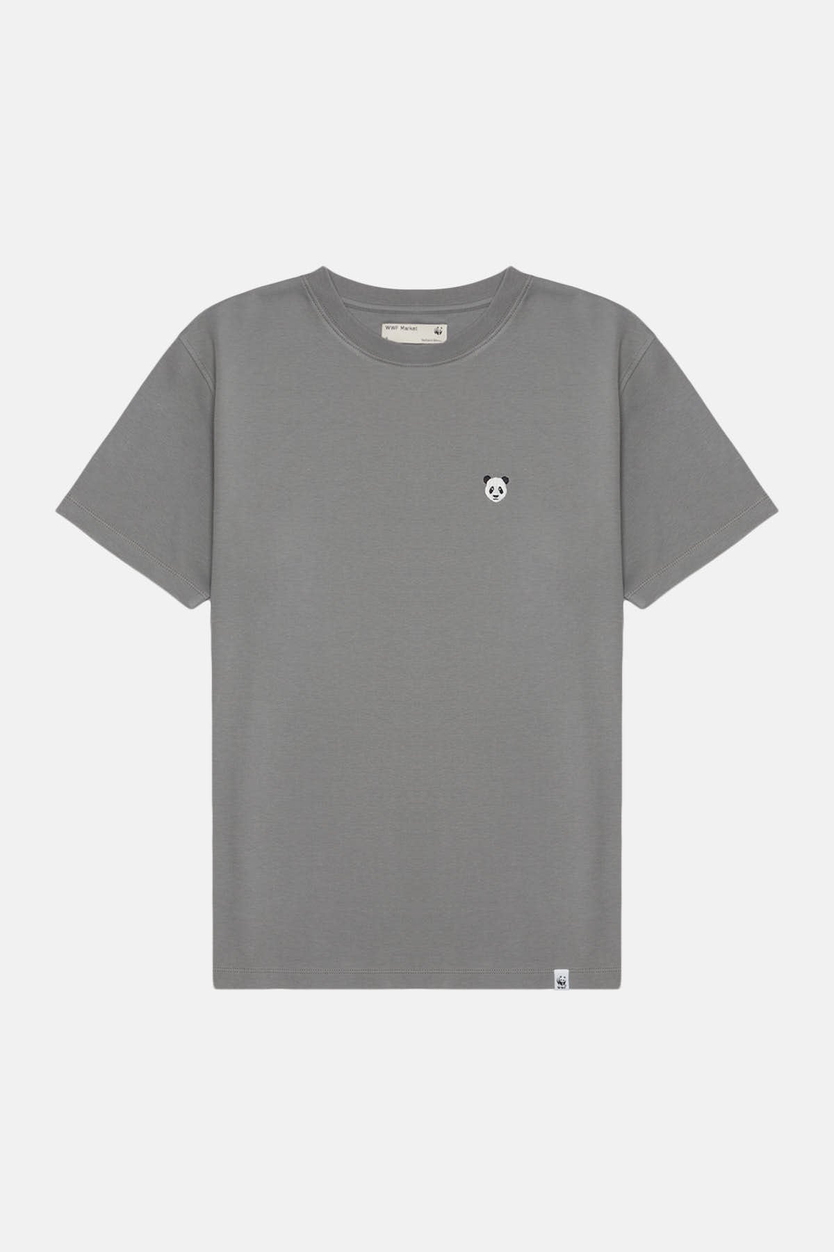 Panda Premium T-Shirt - Gri