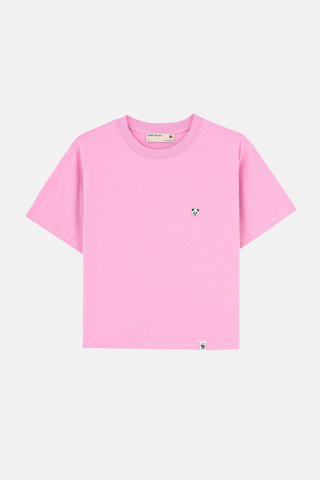 Panda Lightweight Kadın T-Shirt - Pembe