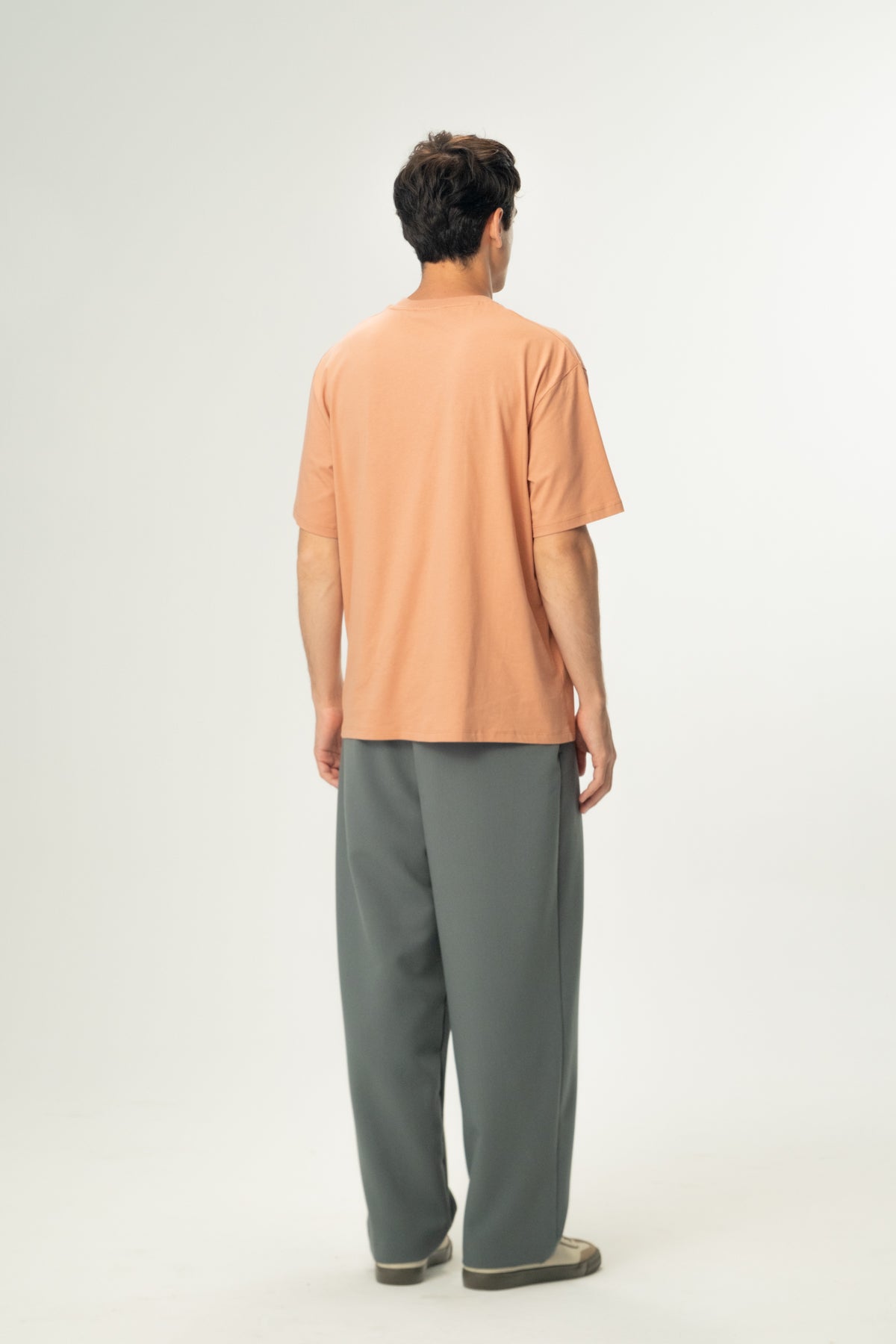 Kızıl Tilki Soft Oversize Lightweight T-Shirt - Somon Rengi