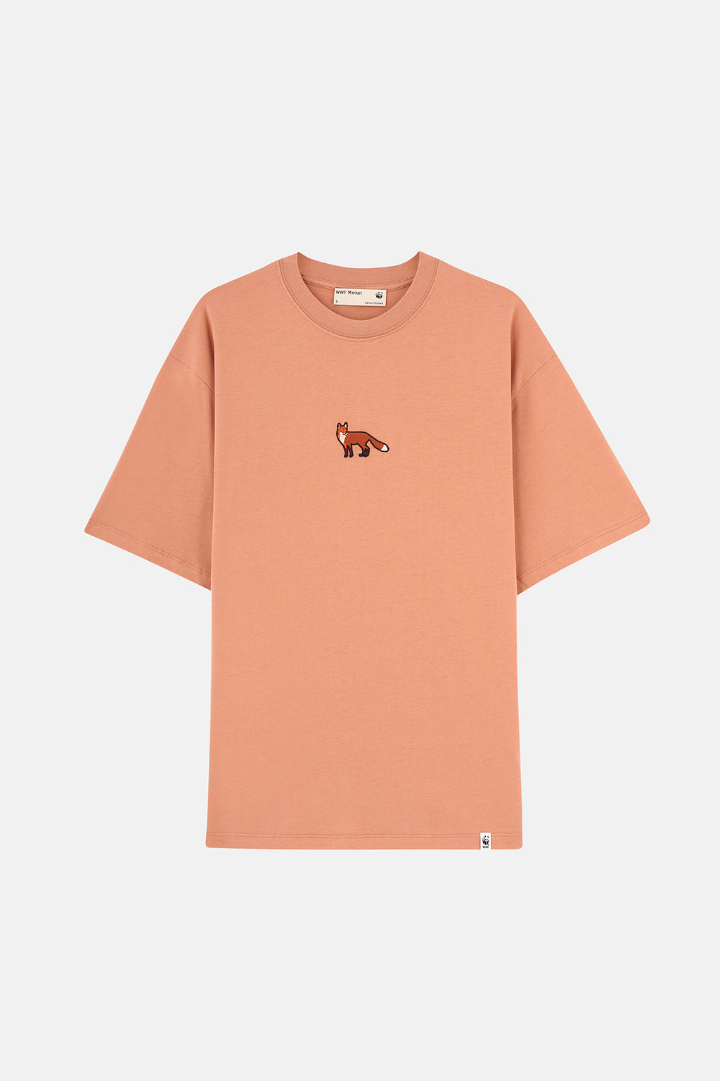 Kızıl Tilki Soft Oversize Lightweight T-Shirt - Somon Rengi