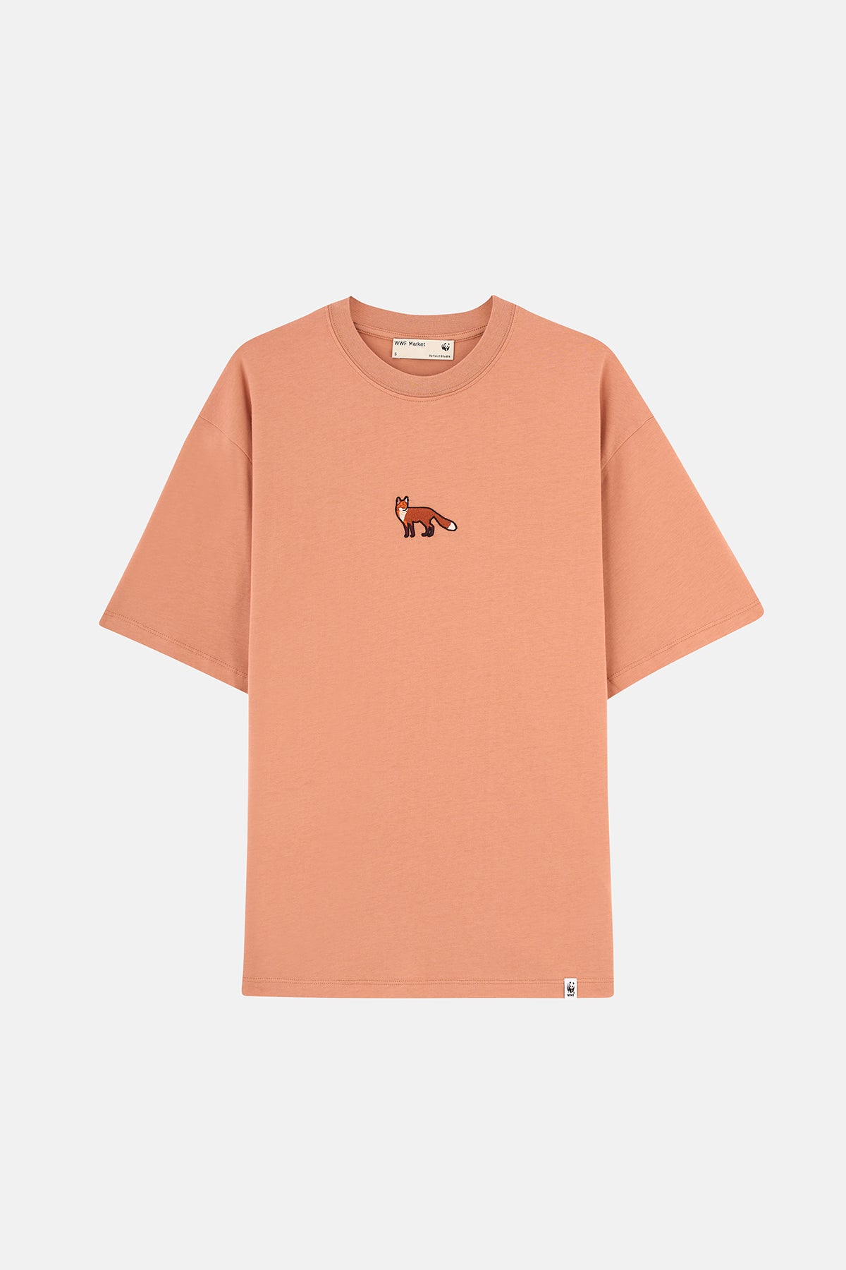 Kızıl Tilki Soft Oversize Lightweight T-Shirt - Somon Rengi
