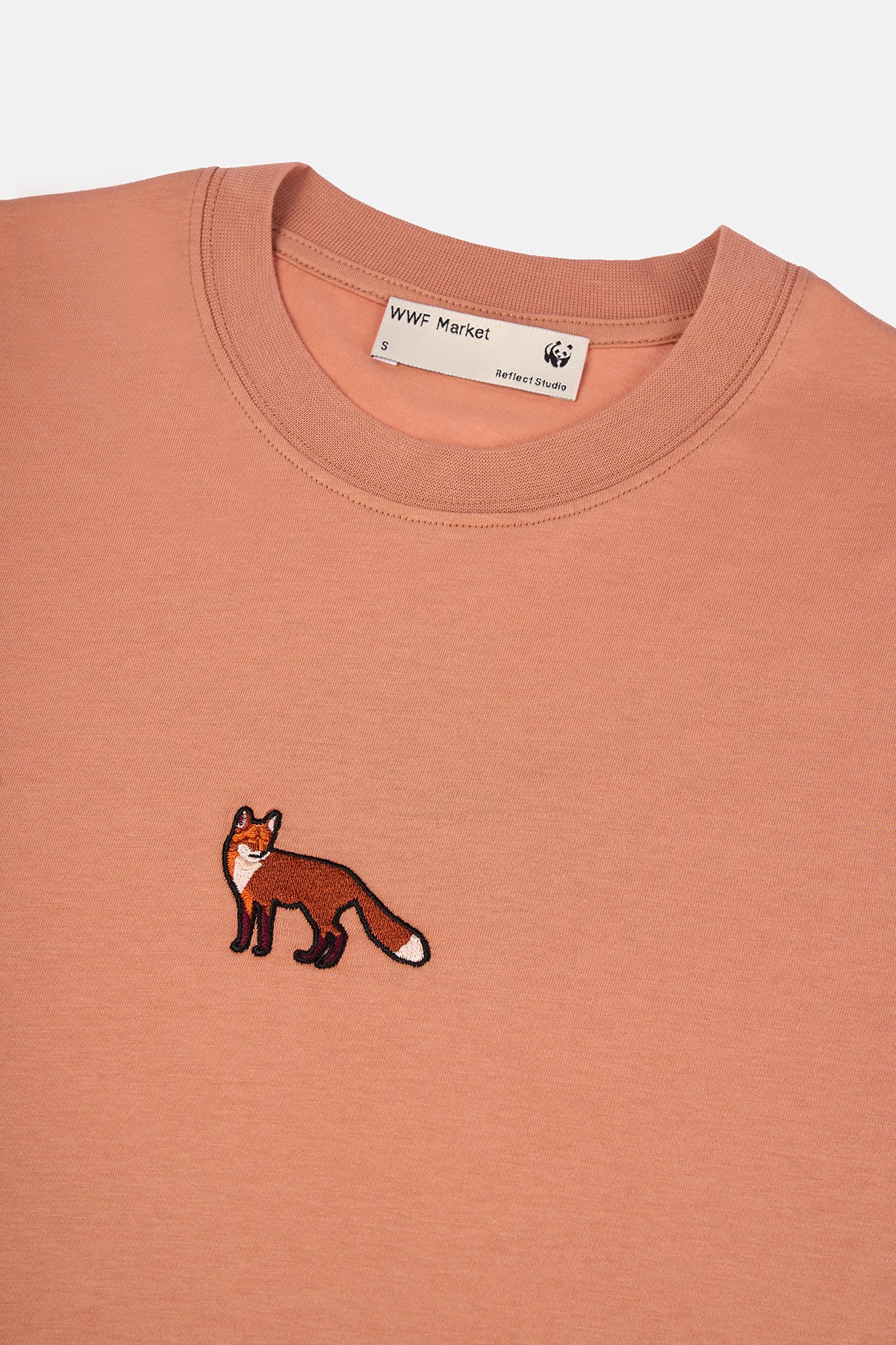 Kızıl Tilki Soft Oversize Lightweight T-Shirt - Somon Rengi
