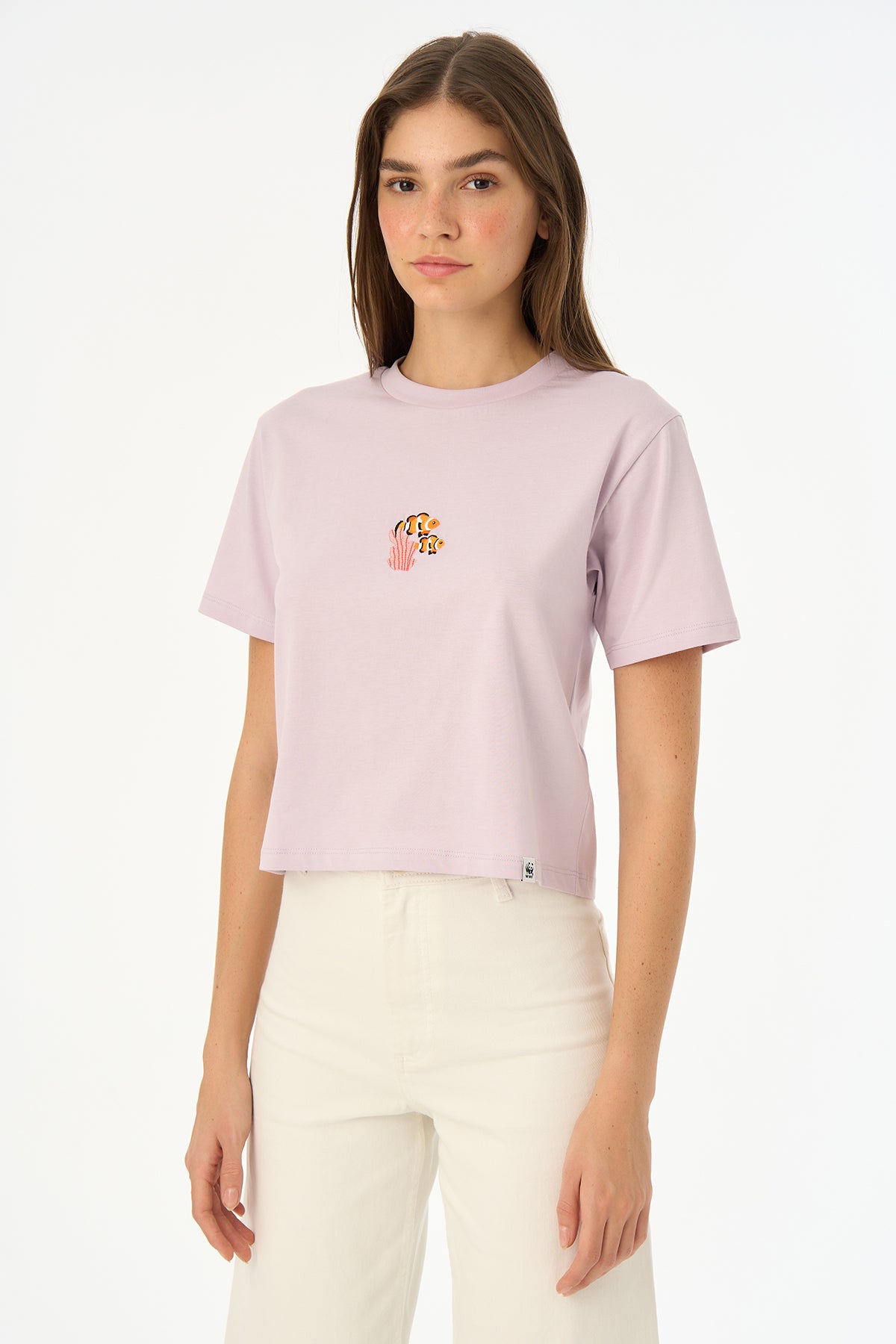 Palyaço Balığı Light Weight Kadın T-Shirt - Lila