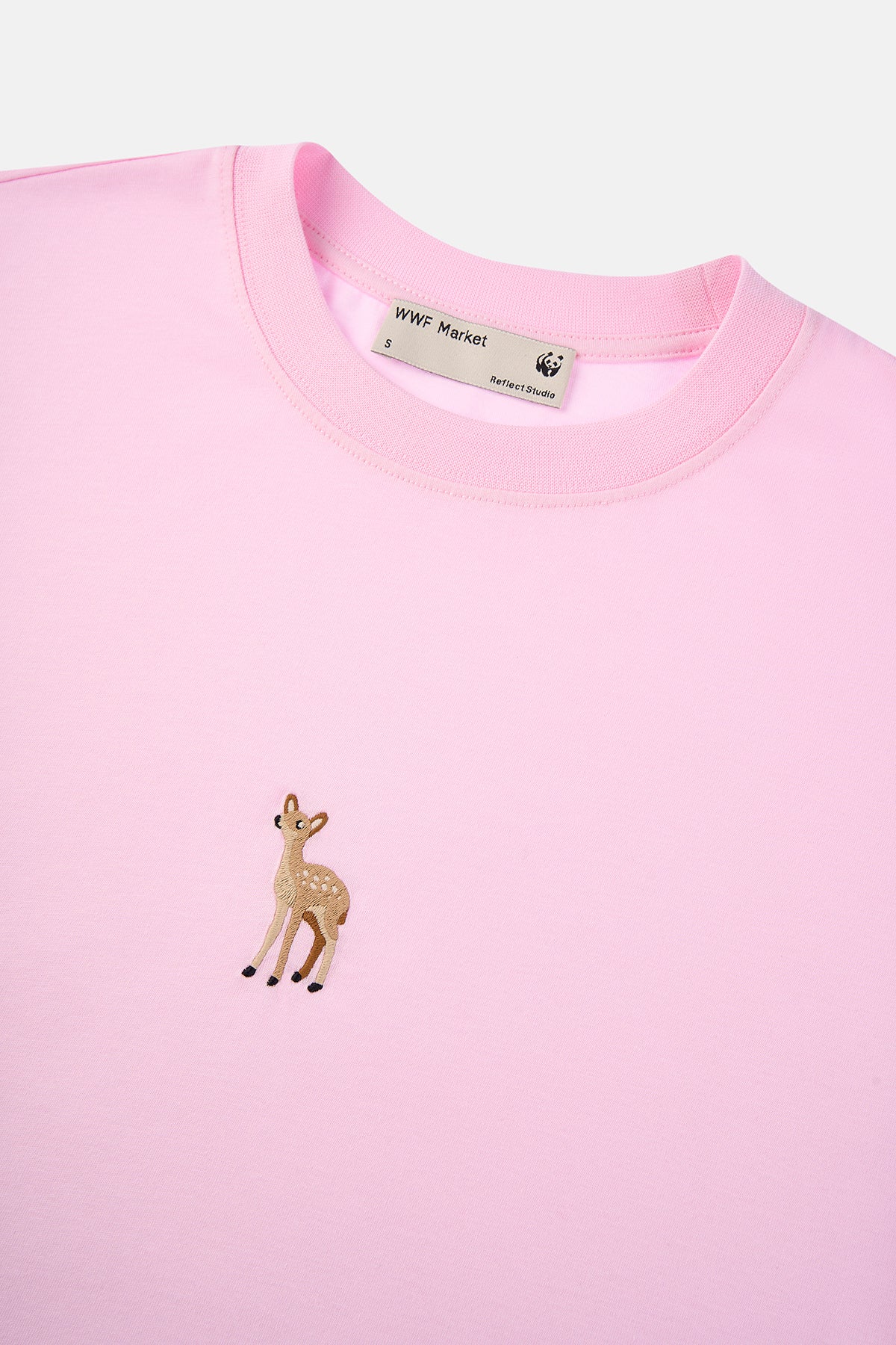 Dağ Ceylanı Lightweight Kadın T-Shirt - Pembe