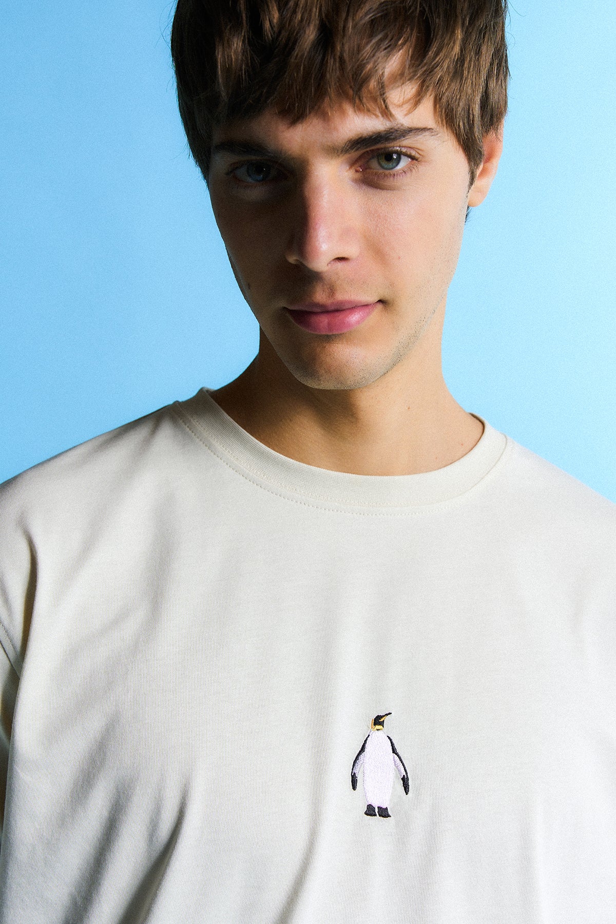 İmparator Penguen Lightweight T-Shirt - Parşömen Bej