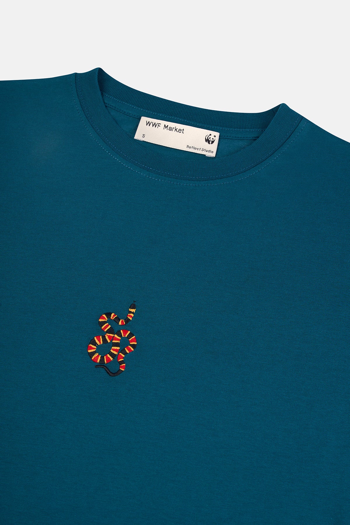 Mercan Yılanı Lightweight T-Shirt - Petrol Yeşili