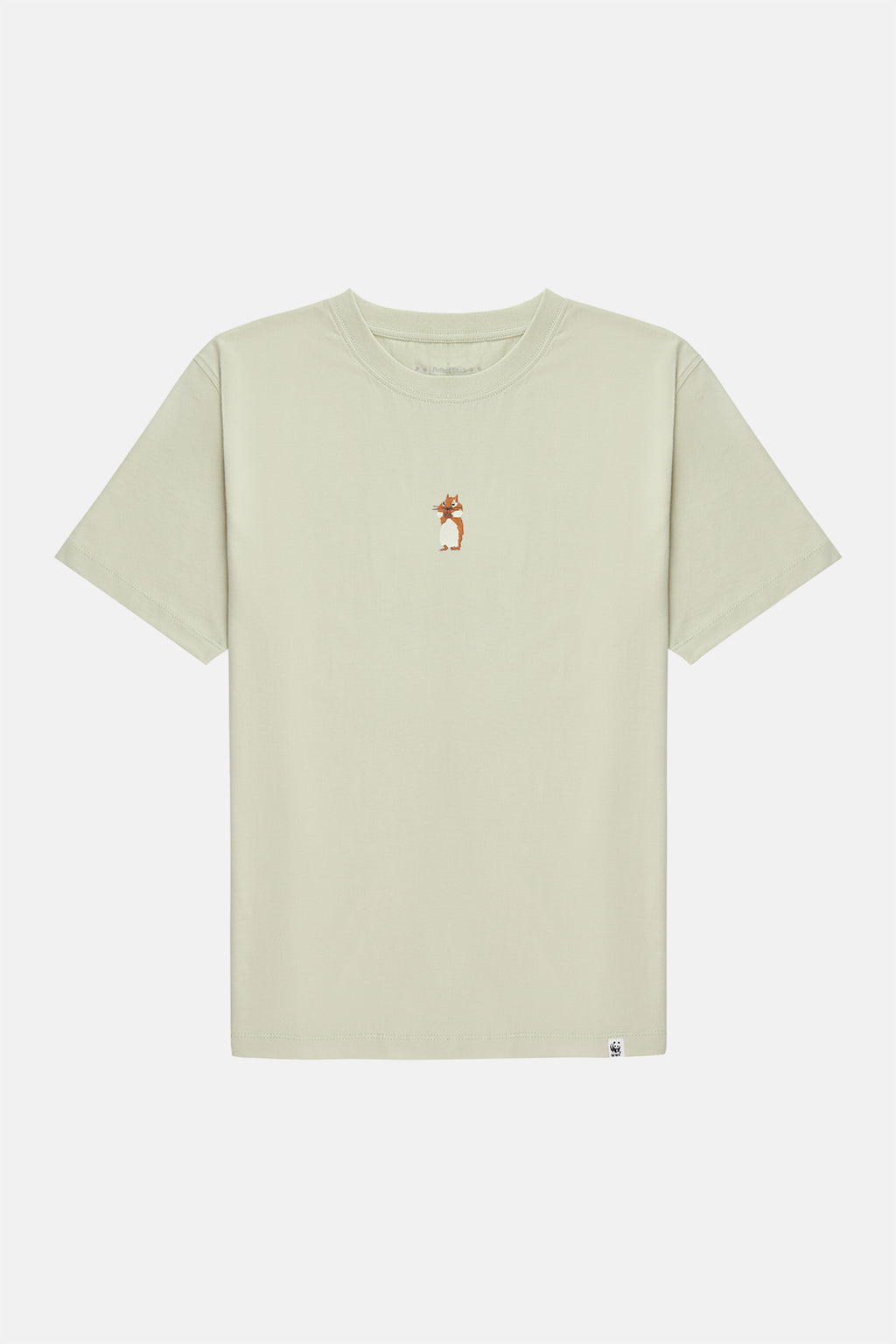 Yavru Sincap Light-Weight T-shirt - Mint Yeşili