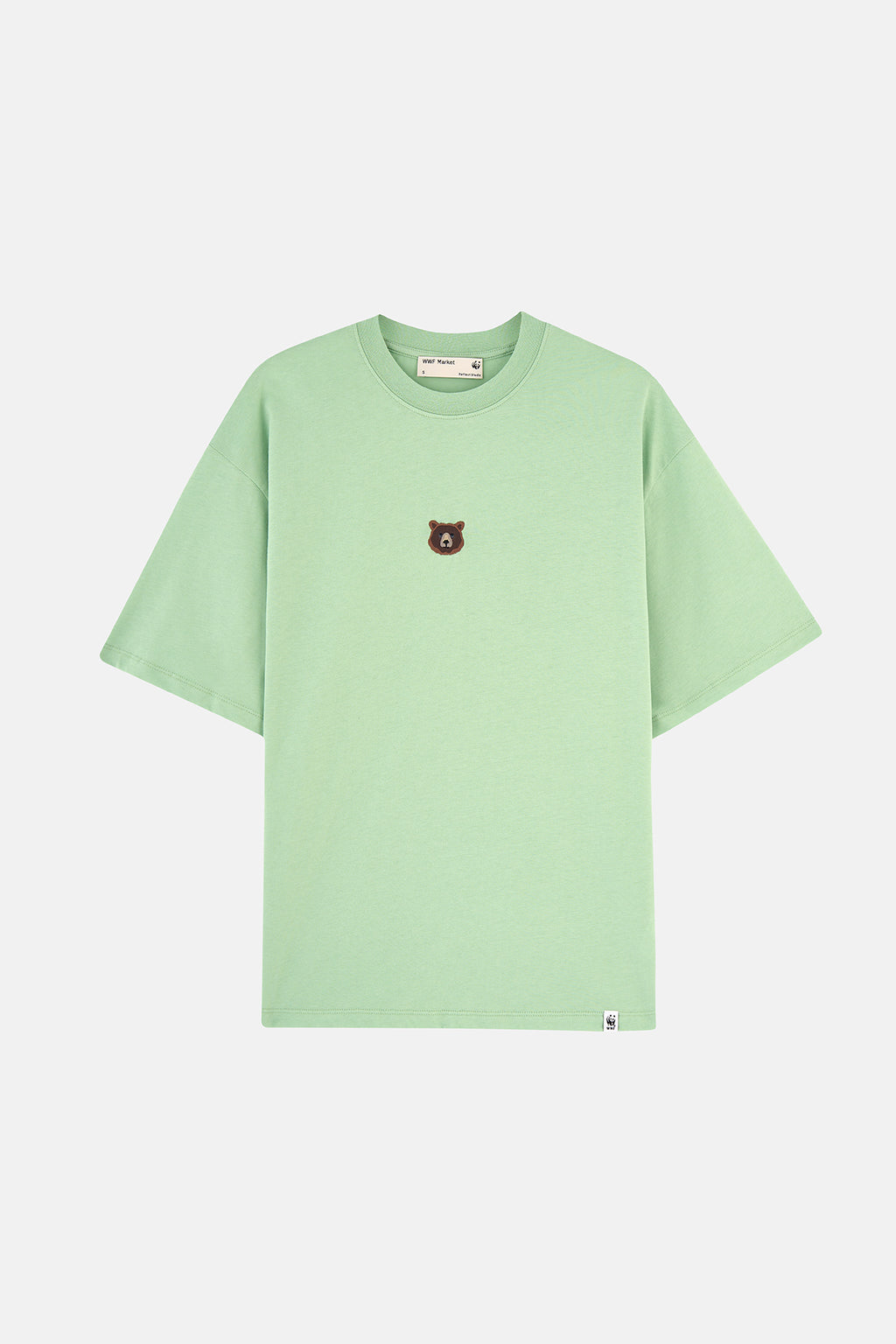 Bozayı Soft Oversize Lightweight T-Shirt - Açık Yeşil