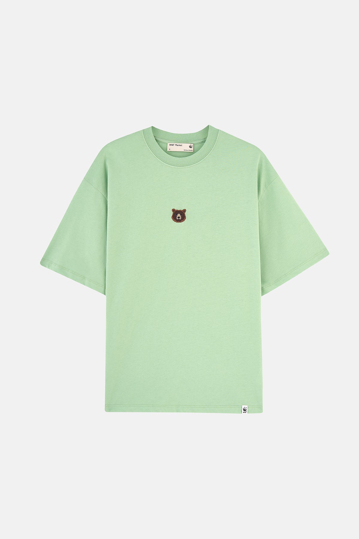 Bozayı Soft Oversize Lightweight T-Shirt - Açık Yeşil