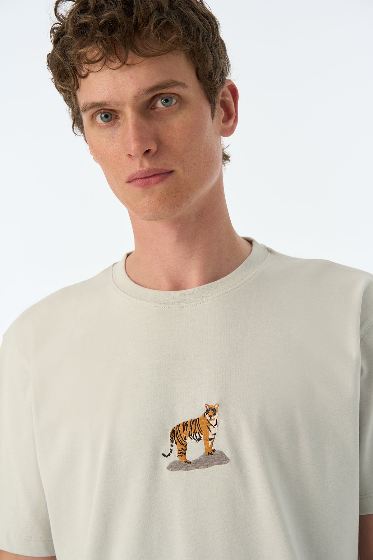 Kaplan Soft T-Shirt - Açık Gri