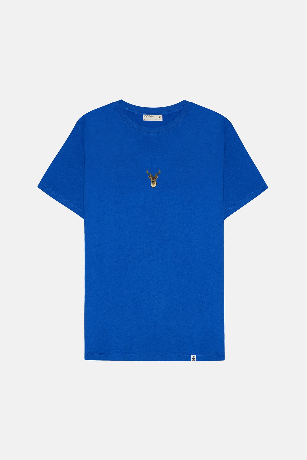 Geyik Soft Supreme T-Shirt - Saks Mavisi