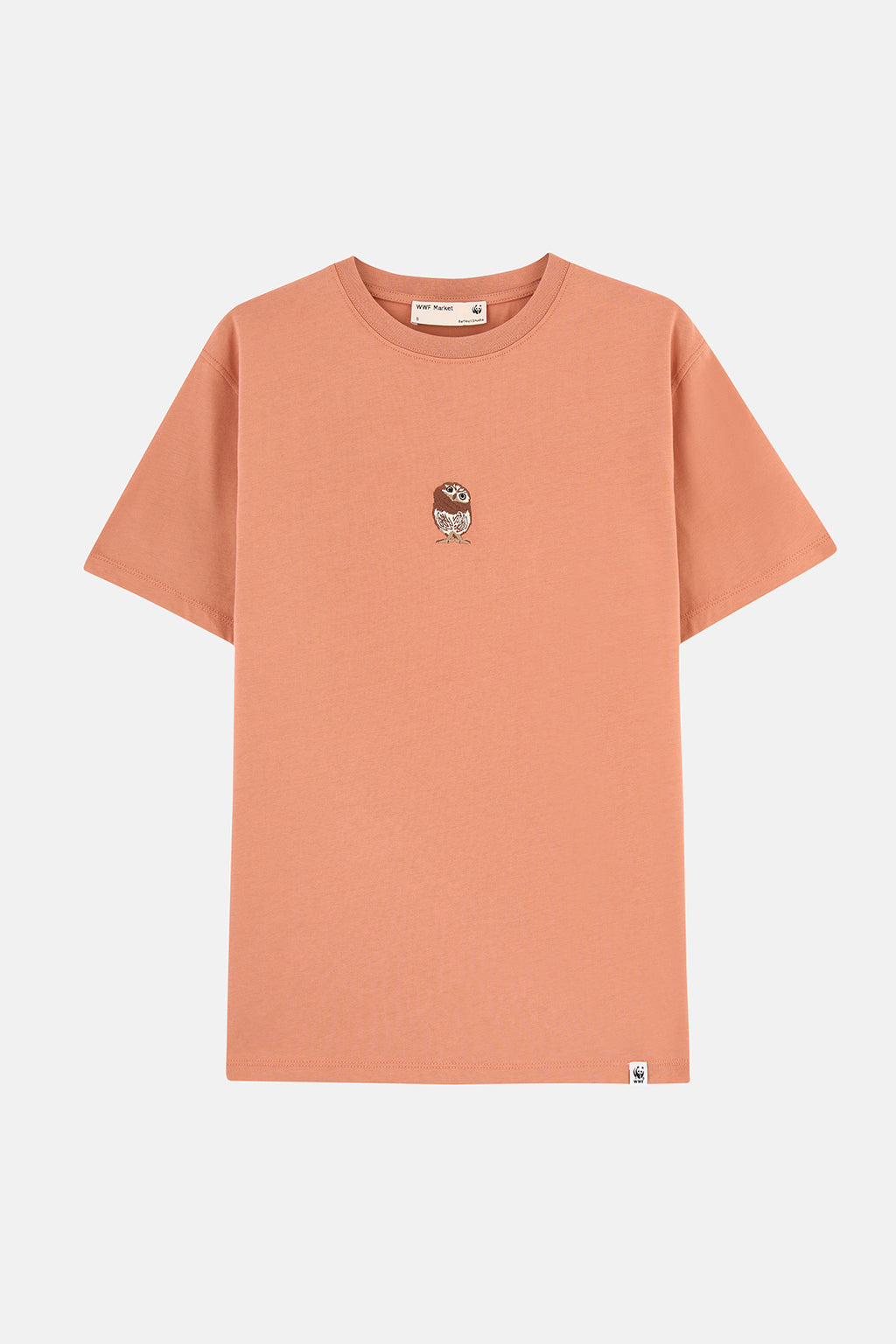 Cin Baykuşu Lightweight T-Shirt - Somon Rengi