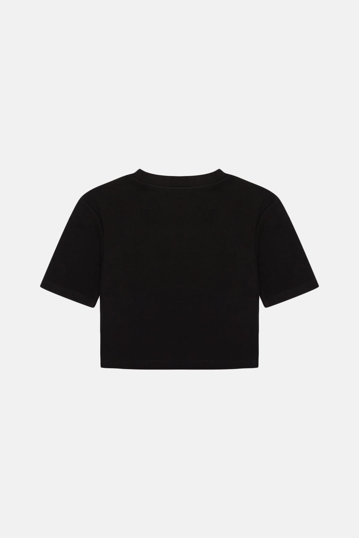Yengeç Crop T-Shirt - Siyah
