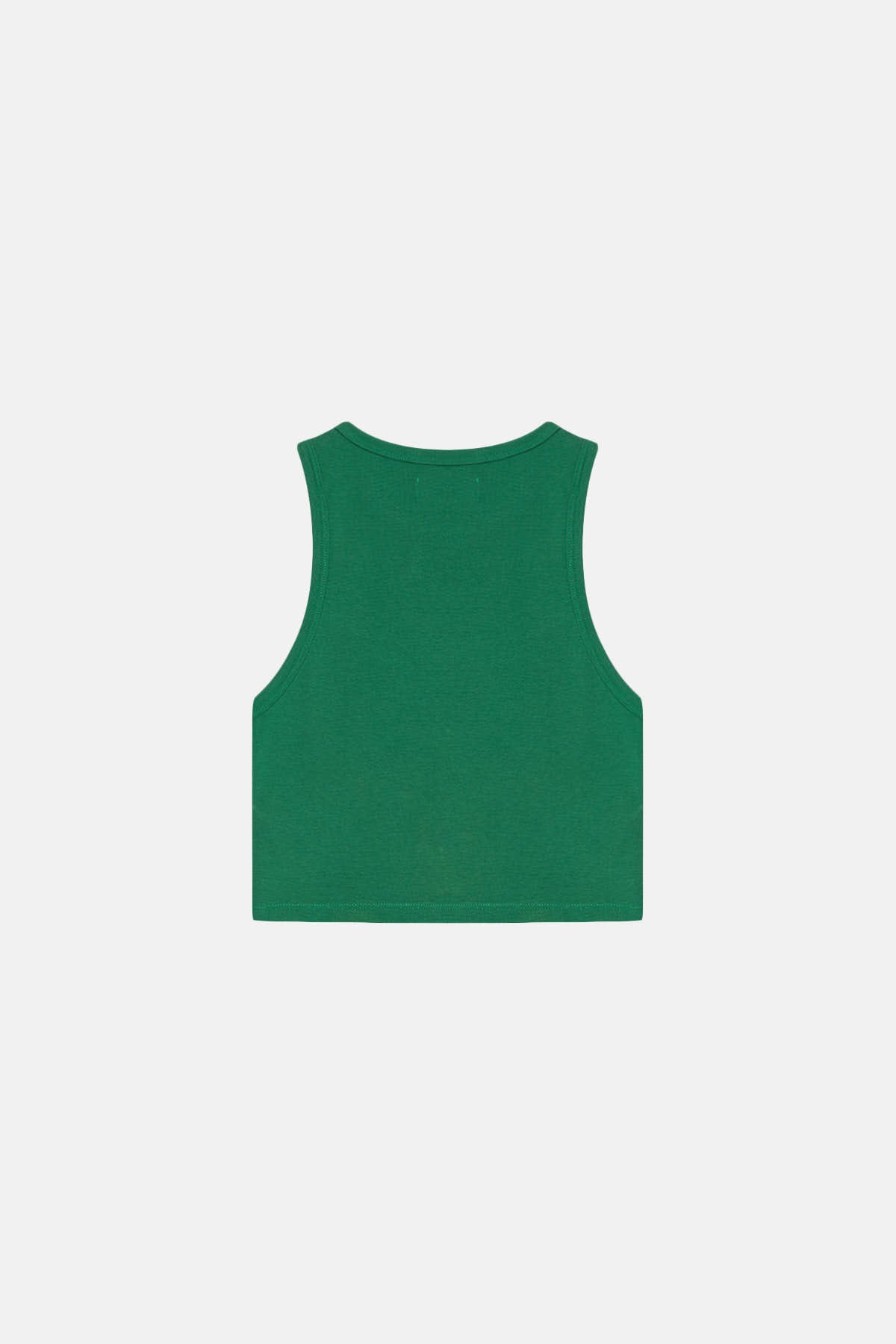 Mercan Yılanı Ribana Crop Top - Yeşil