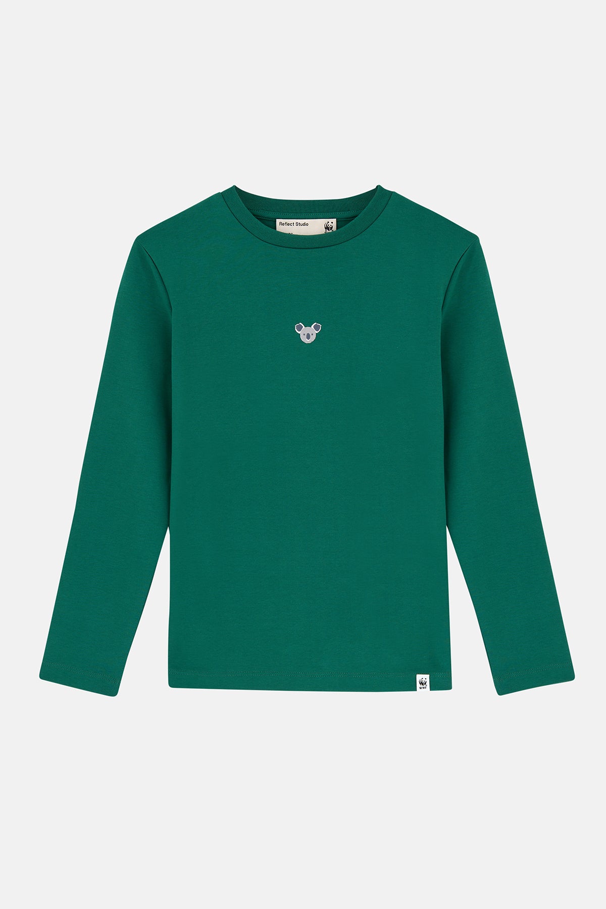 Koala Premium Çocuk Uzun Kollu T-Shirt - Nefti Yeşil