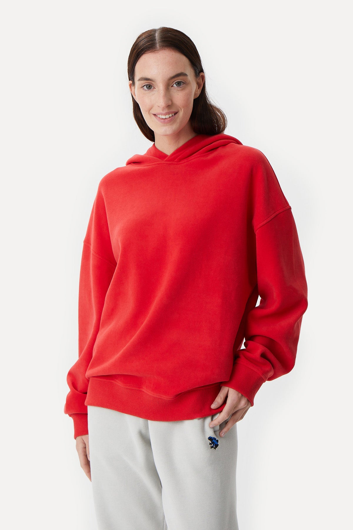 Basic Super Soft Hoodie - Kırmızı