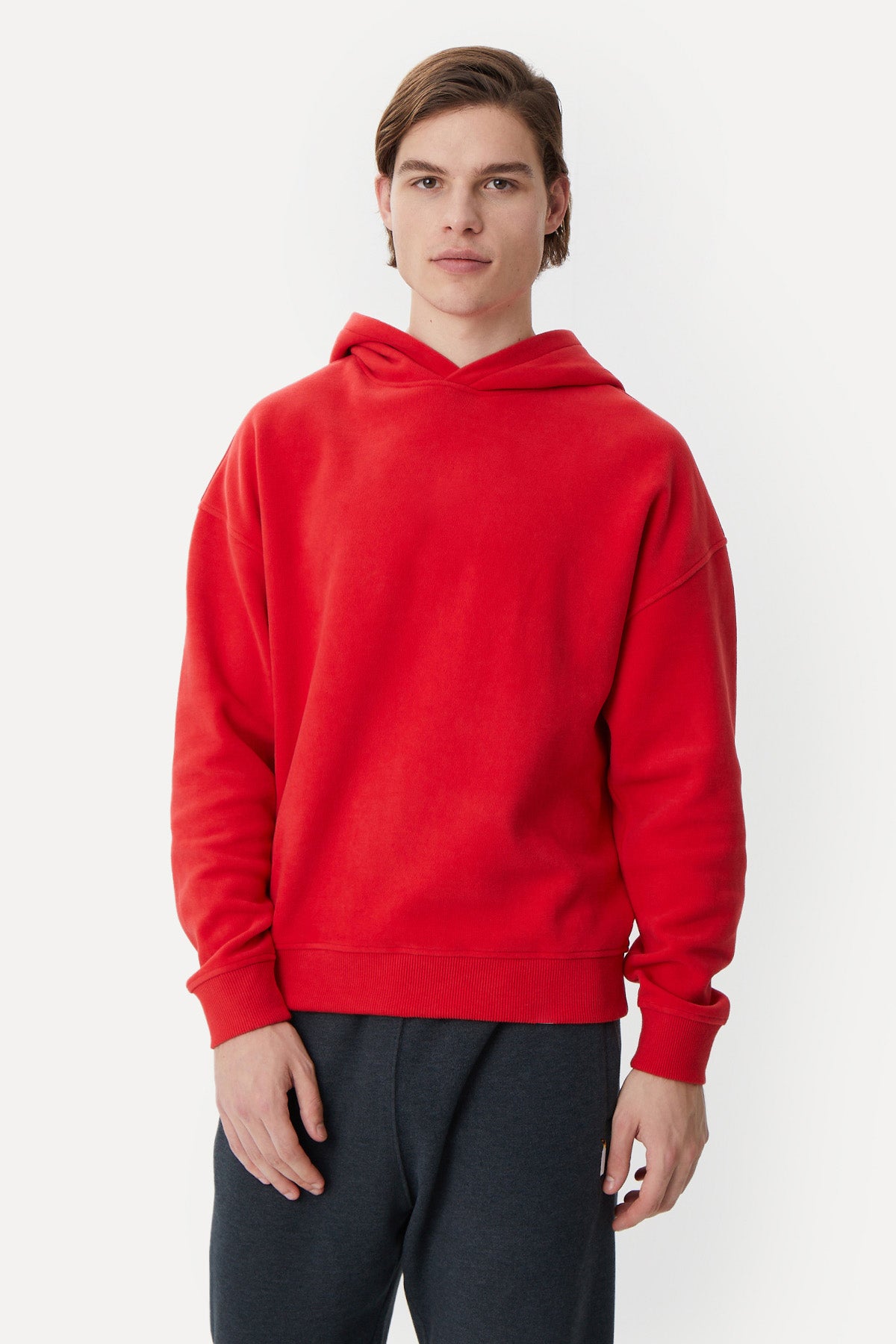 Basic Super Soft Hoodie - Kırmızı