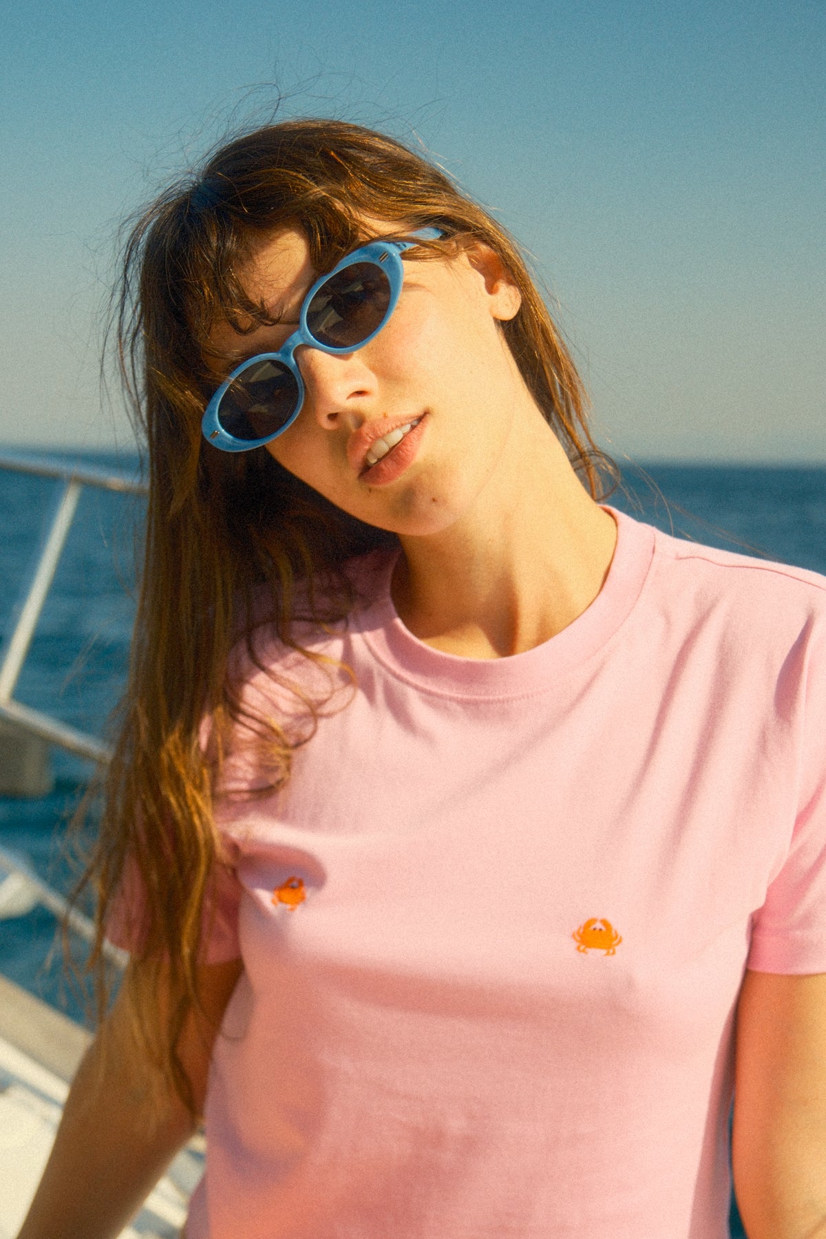 Yengeçler Lightweight Kadın T-Shirt - Pembe