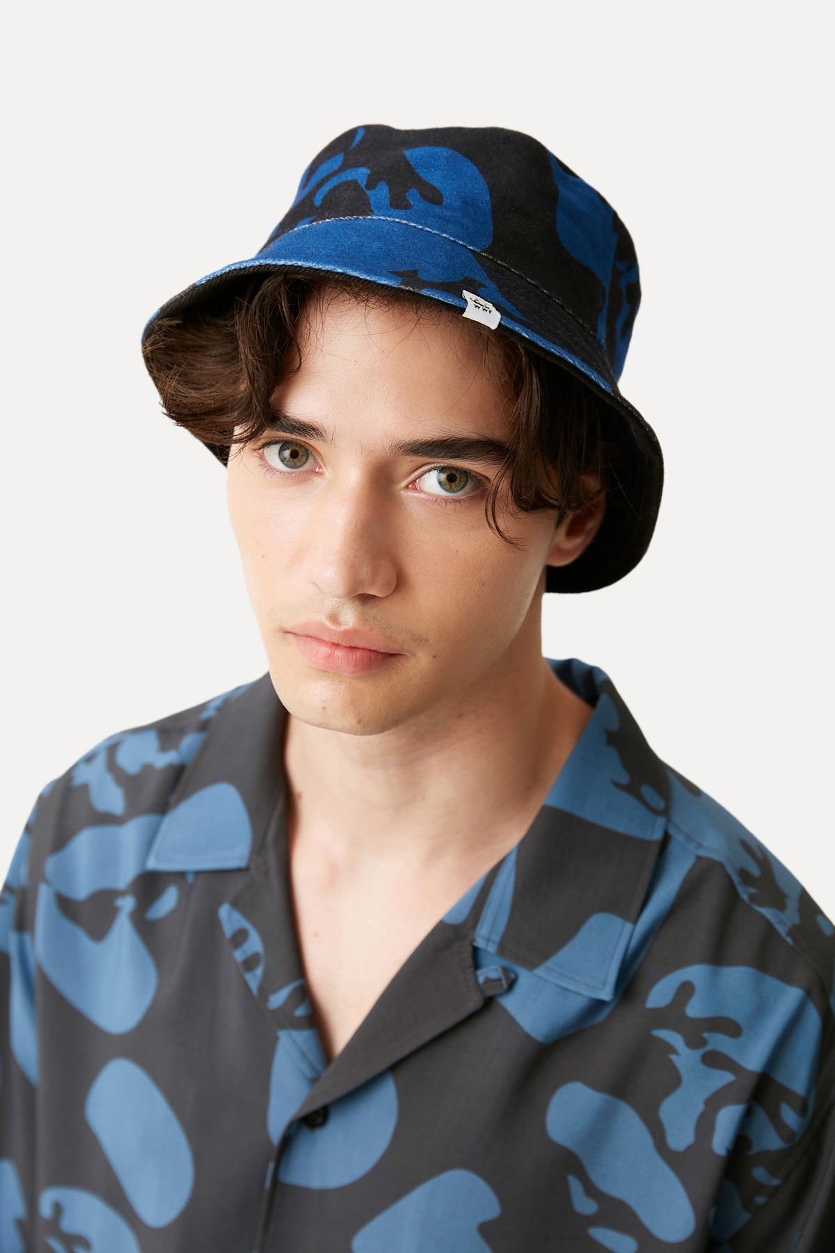 Zehirli Ok Kurbağası Çift Yüzlü Bucket Hat - Lacivert
