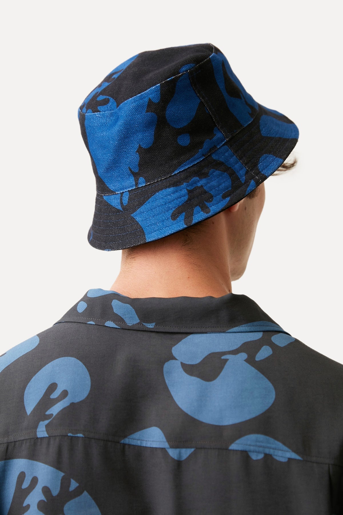 Zehirli Ok Kurbağası Çift Yüzlü Bucket Hat - Lacivert