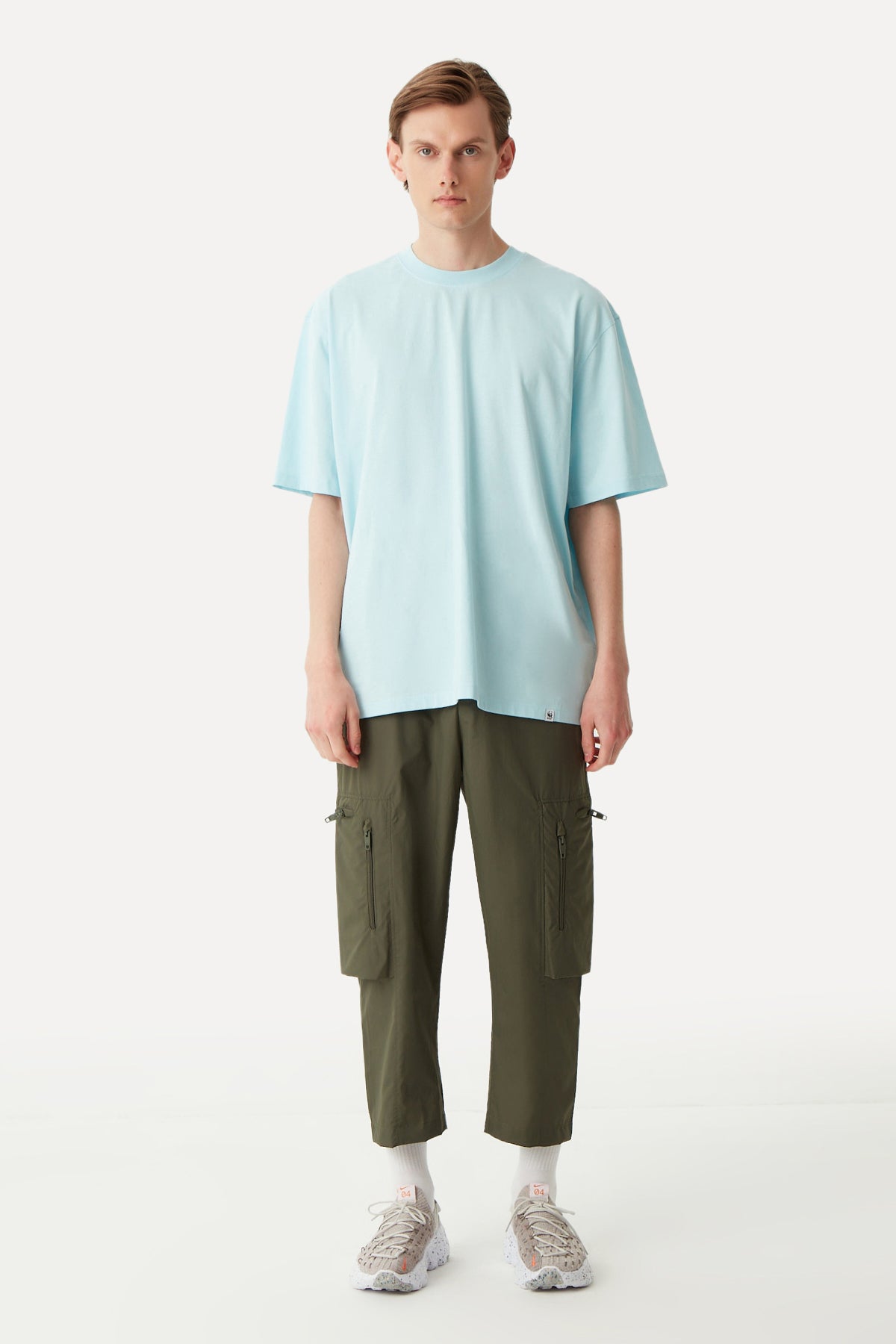 Protect Rights Oversize Lightweight T-Shirt - Açık Mavi