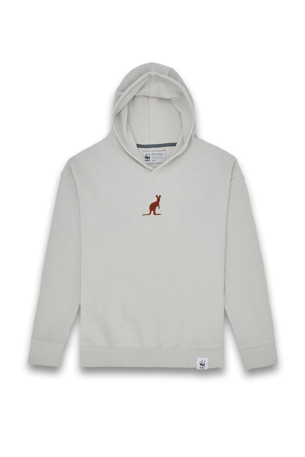 Kanguru Hoodie - Açık Gri