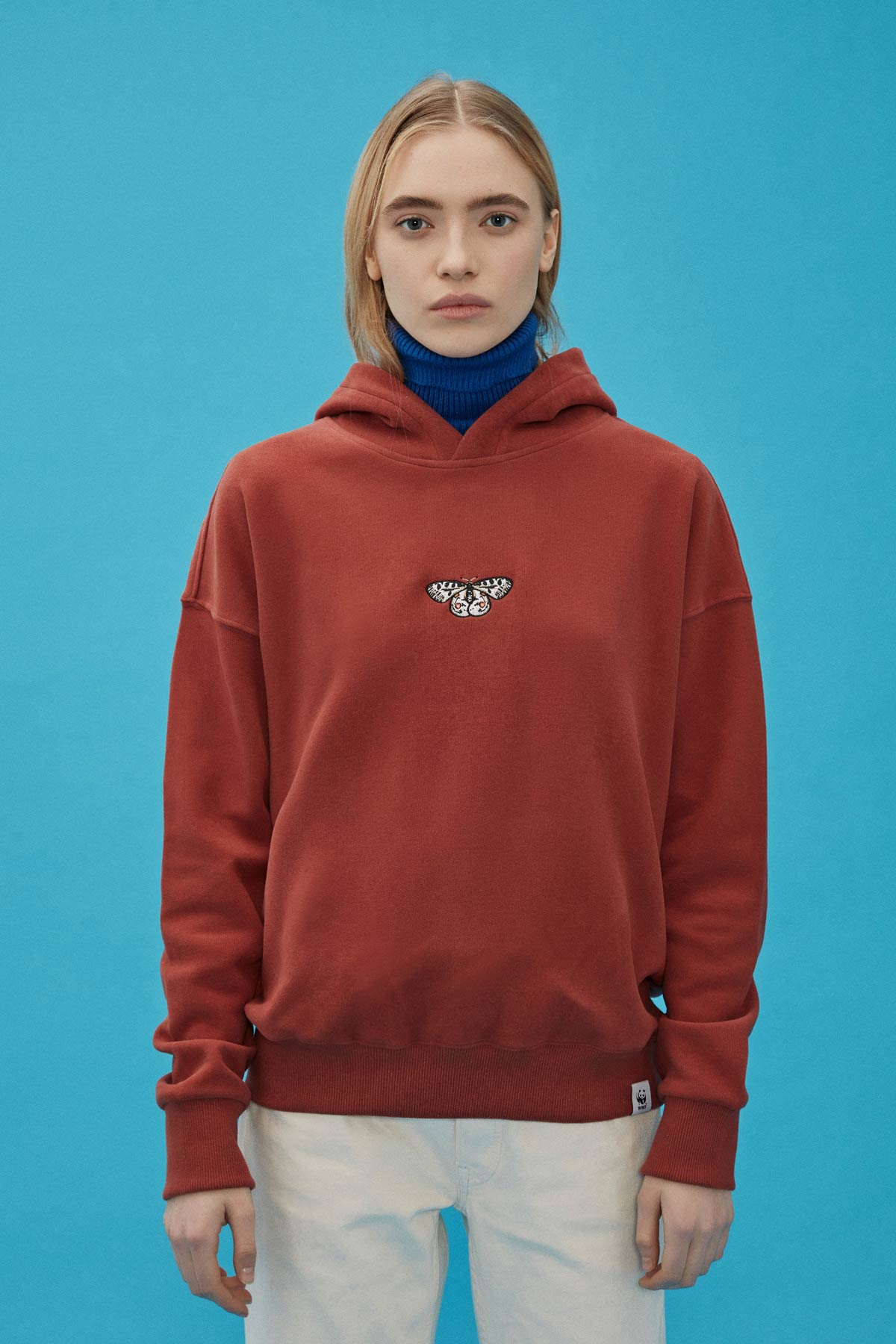 Apollo Kelebeği SuperSoft Hoodie - Kiremit