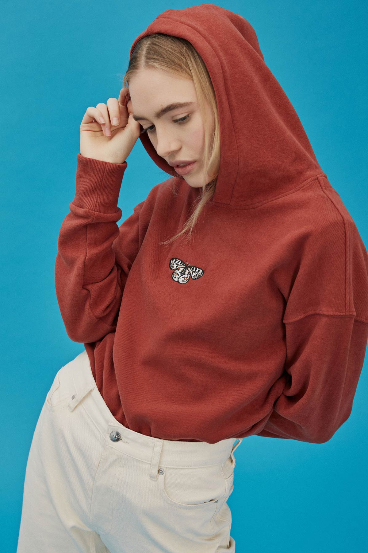 Apollo Kelebeği SuperSoft Hoodie - Kiremit