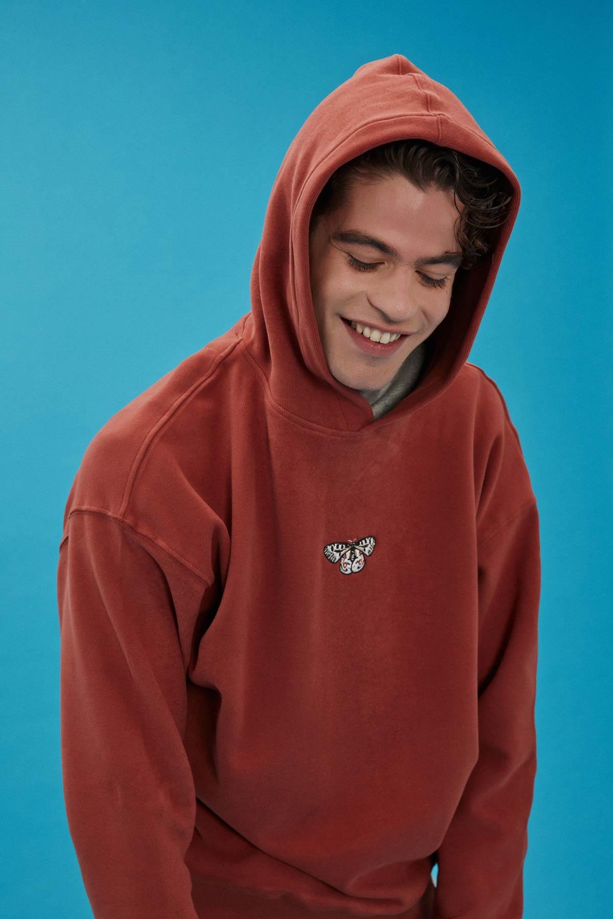Apollo Kelebeği SuperSoft Hoodie - Kiremit