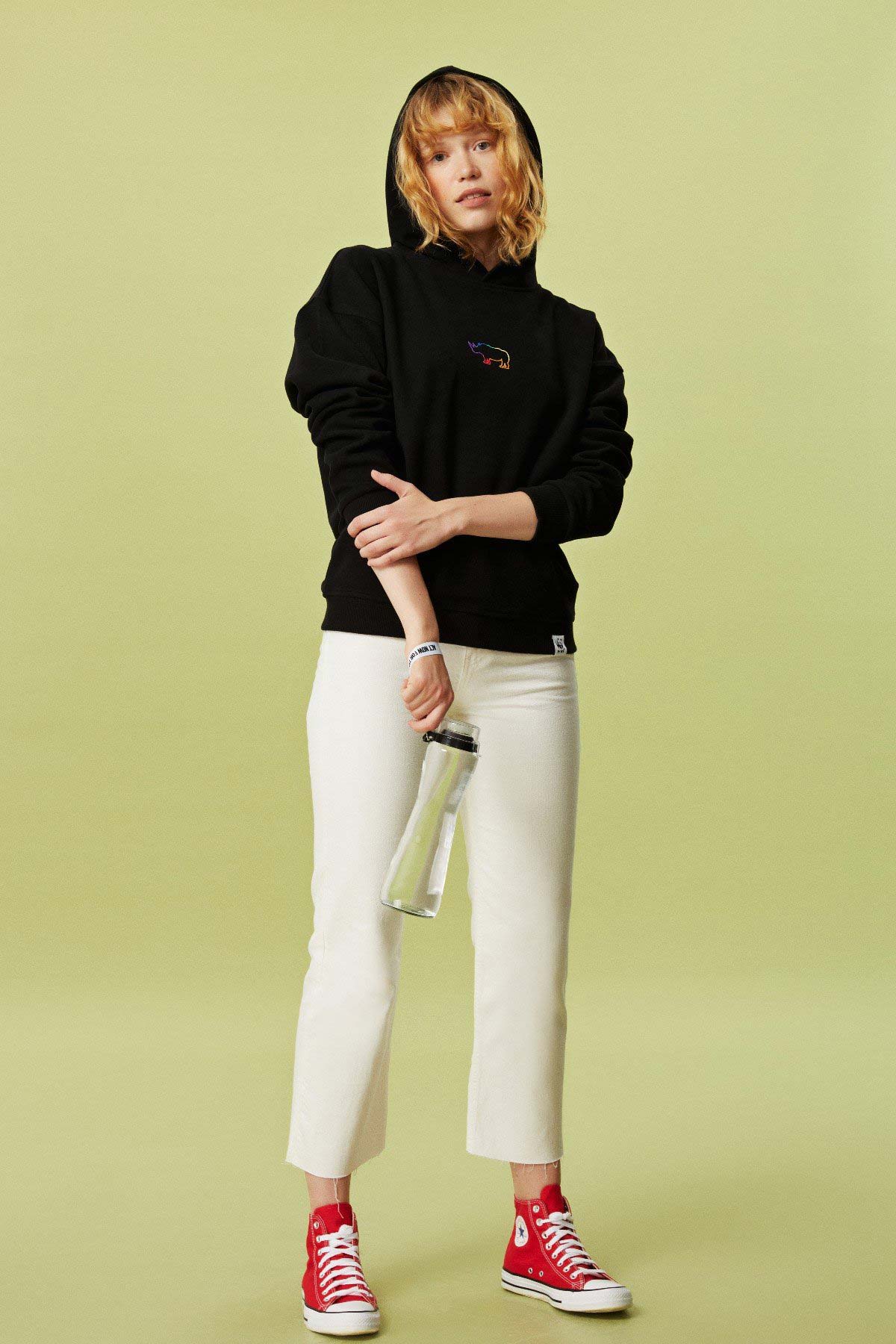 Gergedan SuperSoft Hoodie - Siyah