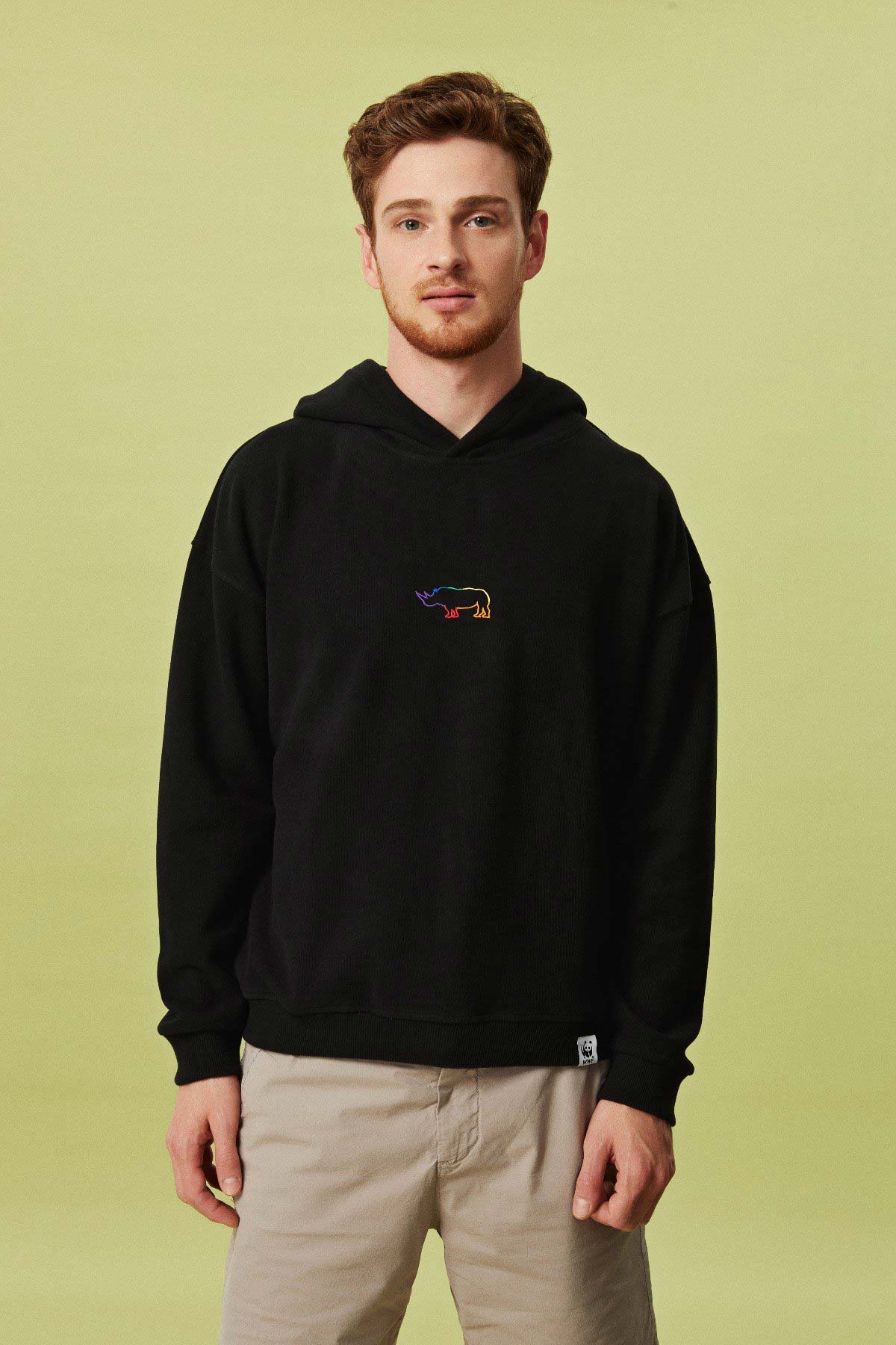 Gergedan SuperSoft Hoodie - Siyah