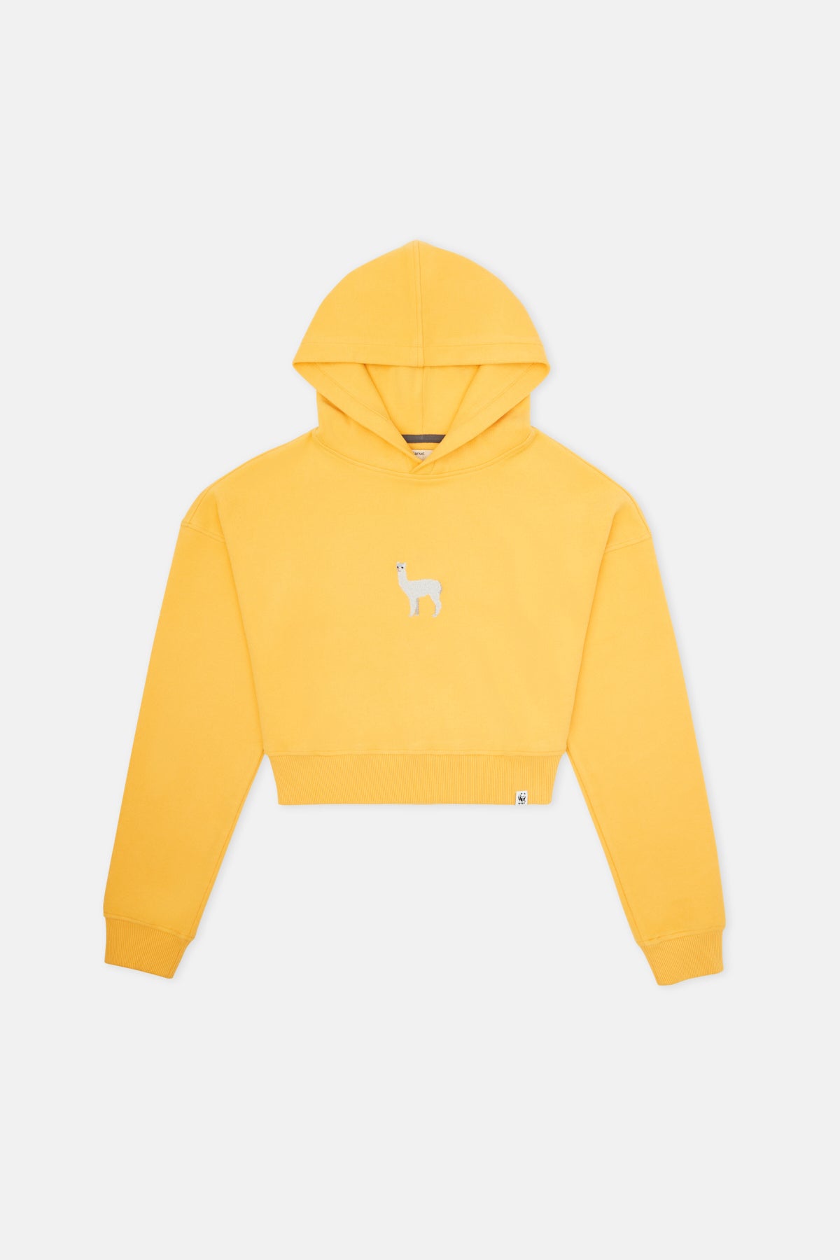Lama SuperSoft Crop Hoodie - Sarı