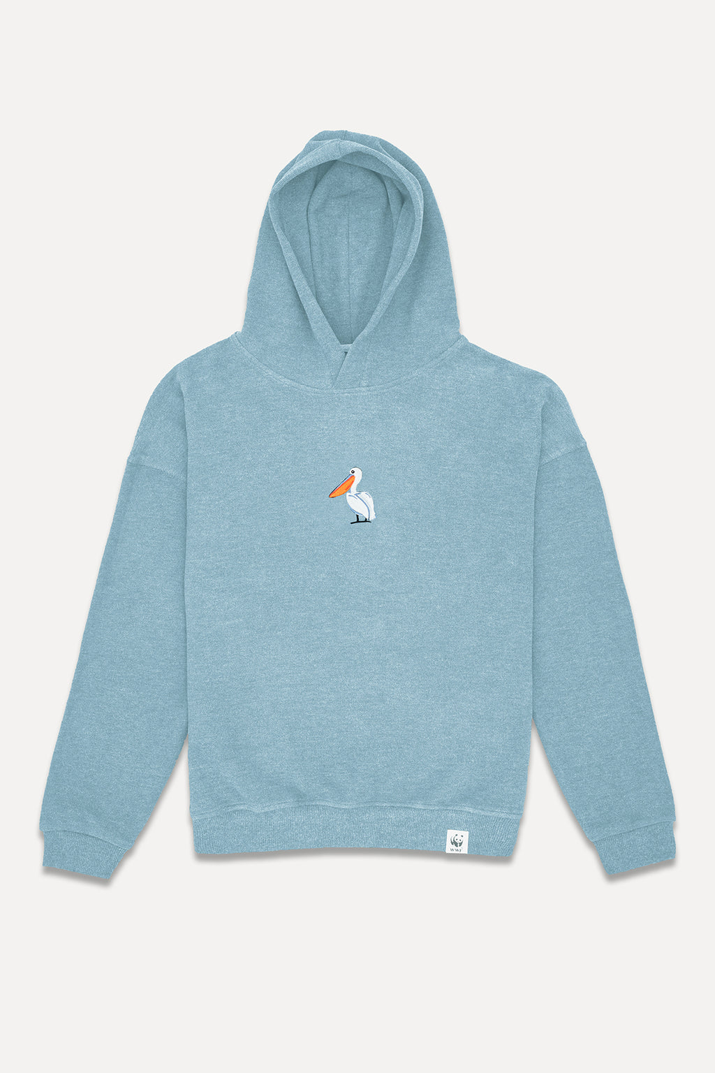 Tepeli Pelikan Super Soft Hoodie - Açık Mavi