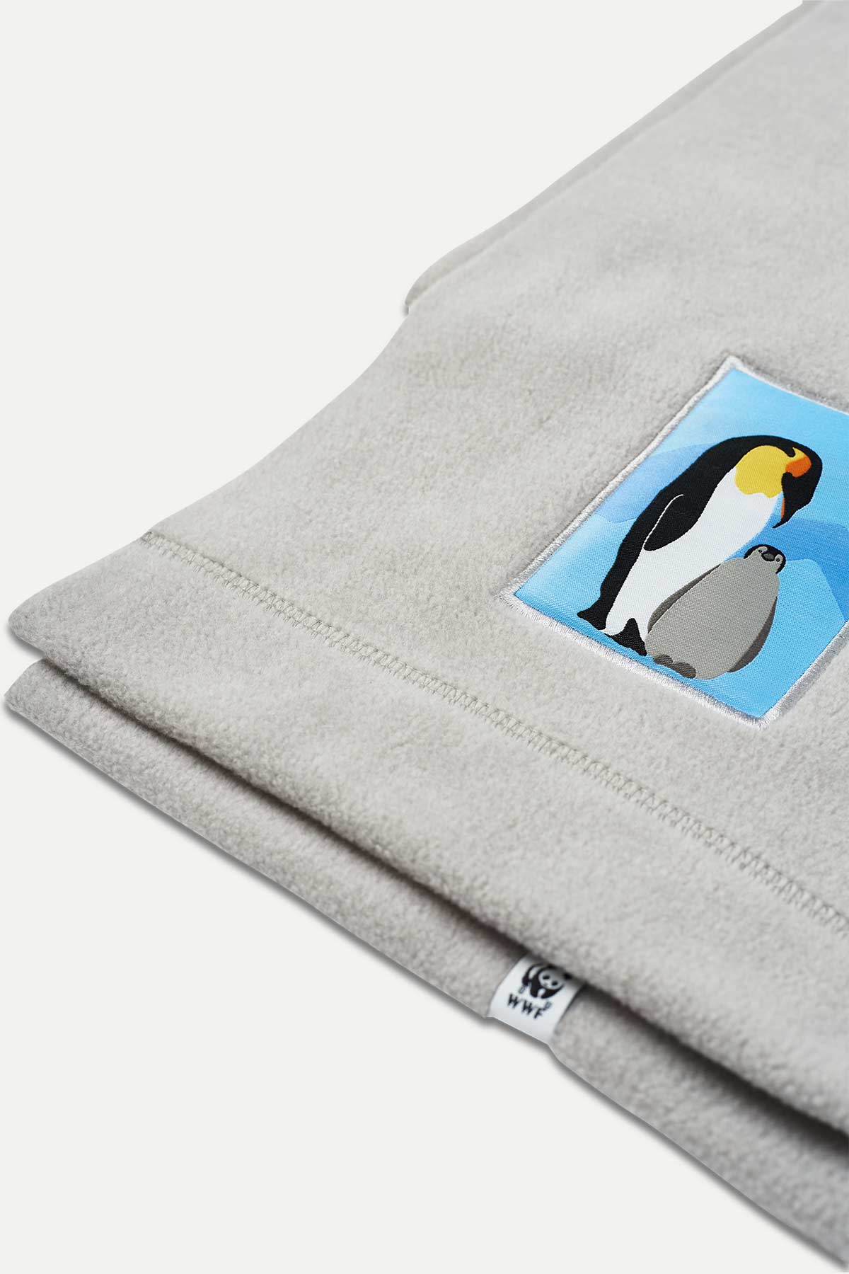 İmparator Penguen Polar Atkı – Gri