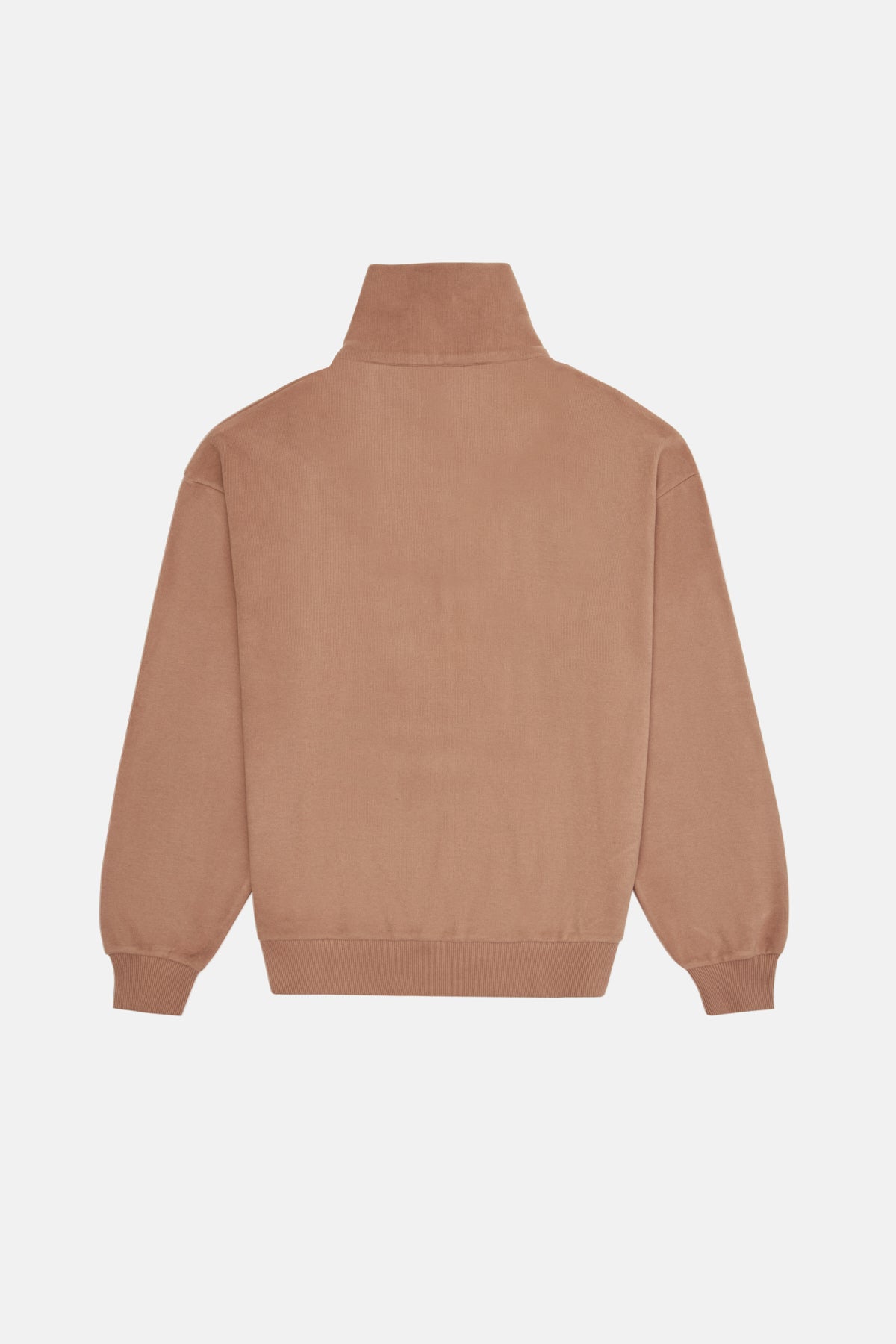 Mercan Yılanı SuperSoft Quarter-Zip Sweatshirt - Bej