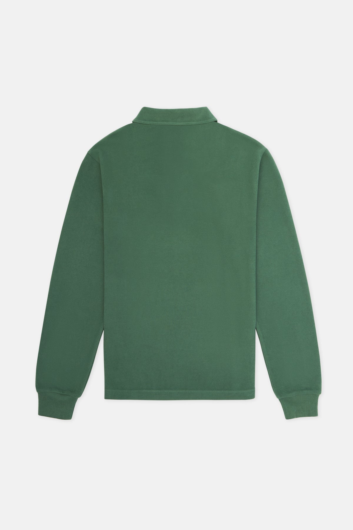 Yer Baykuşu Polo Yaka Sweatshirt - Yeşil