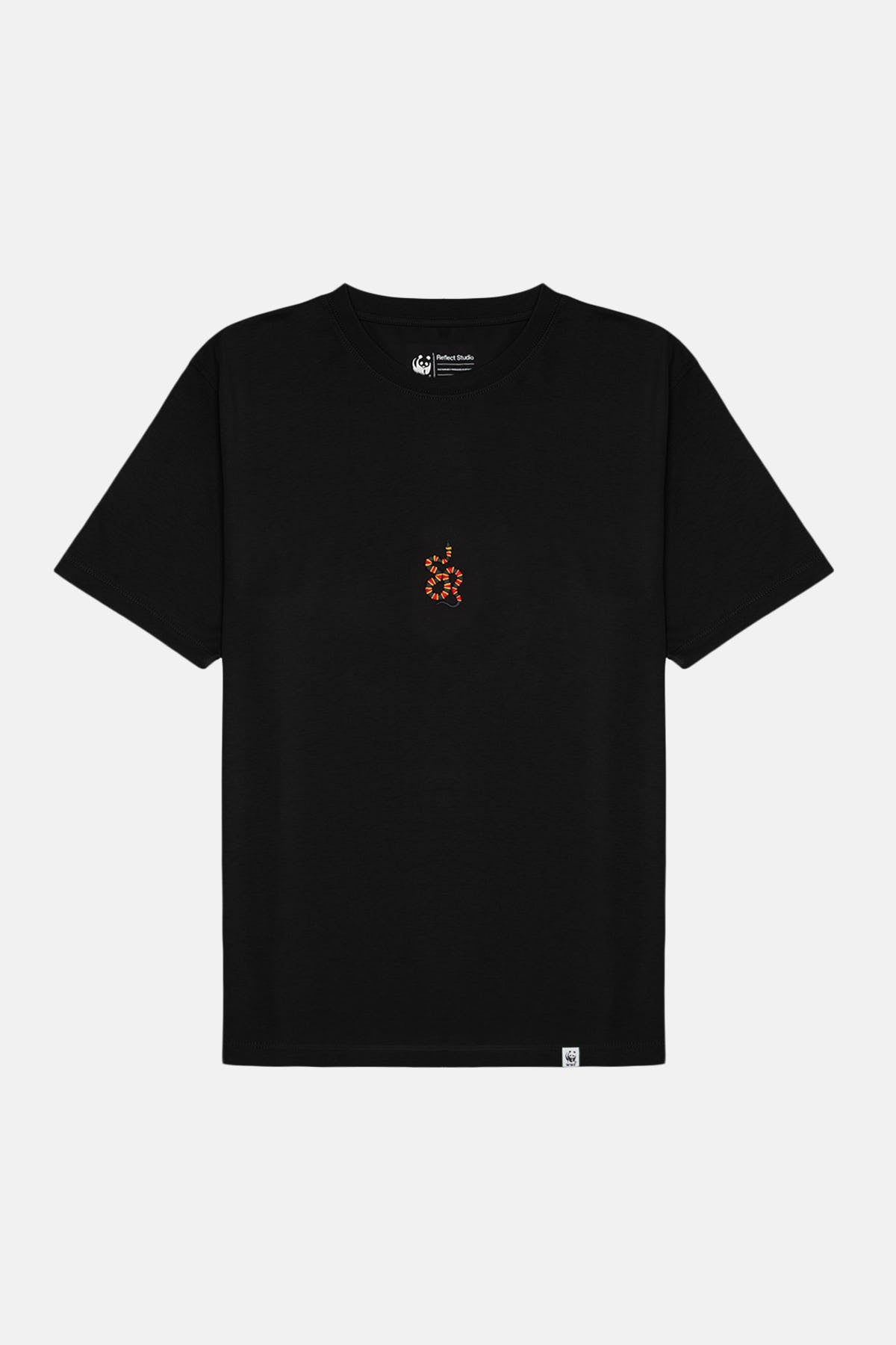 Mercan Yılanı Lightweight T-Shirt - Siyah