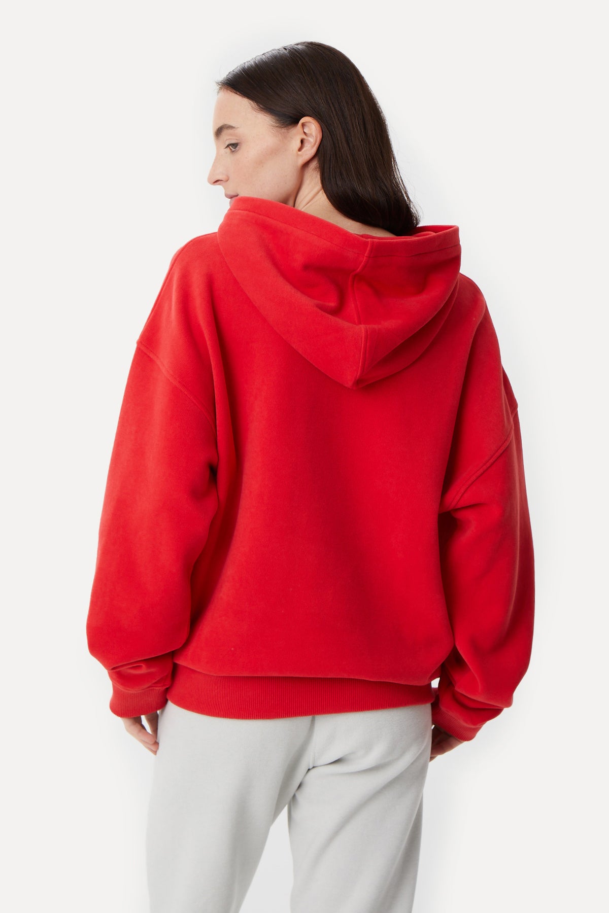 Basic Super Soft Hoodie - Kırmızı