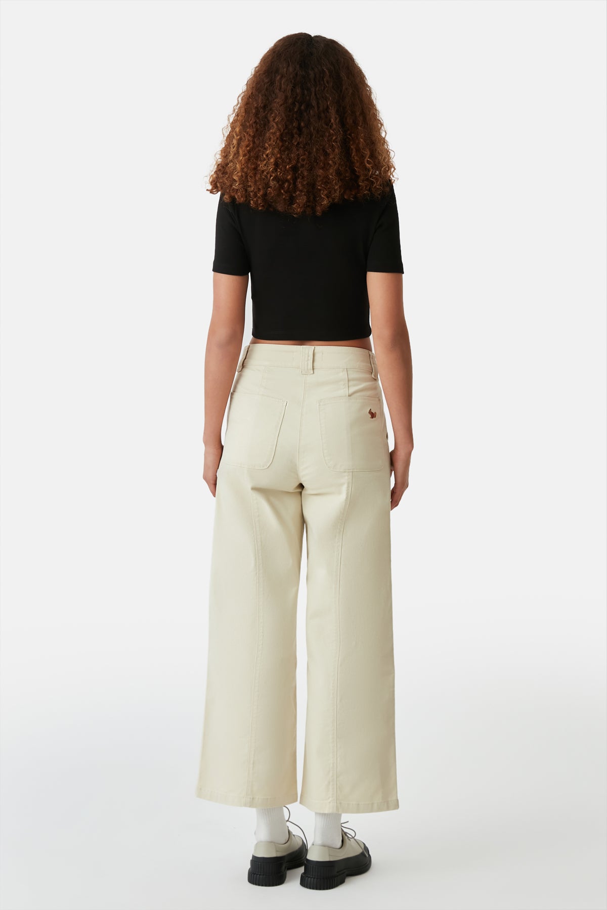 Yengeç Crop T-shirt - Siyah