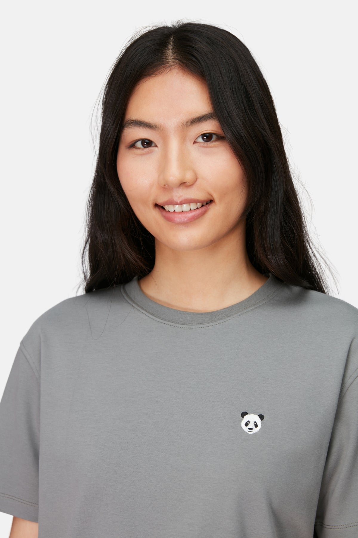 Panda Premium T-shirt - Gri
